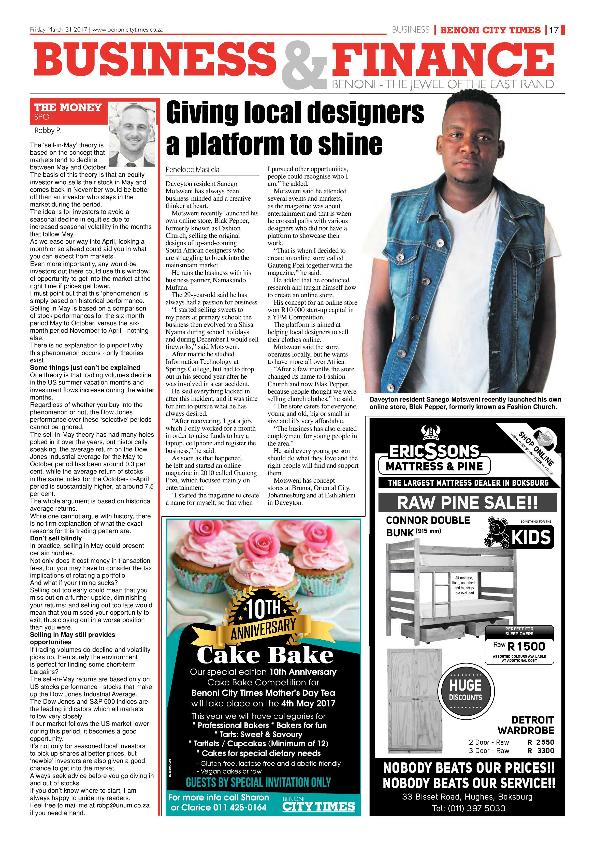 Benoni City Times 30 March 2017 page 17