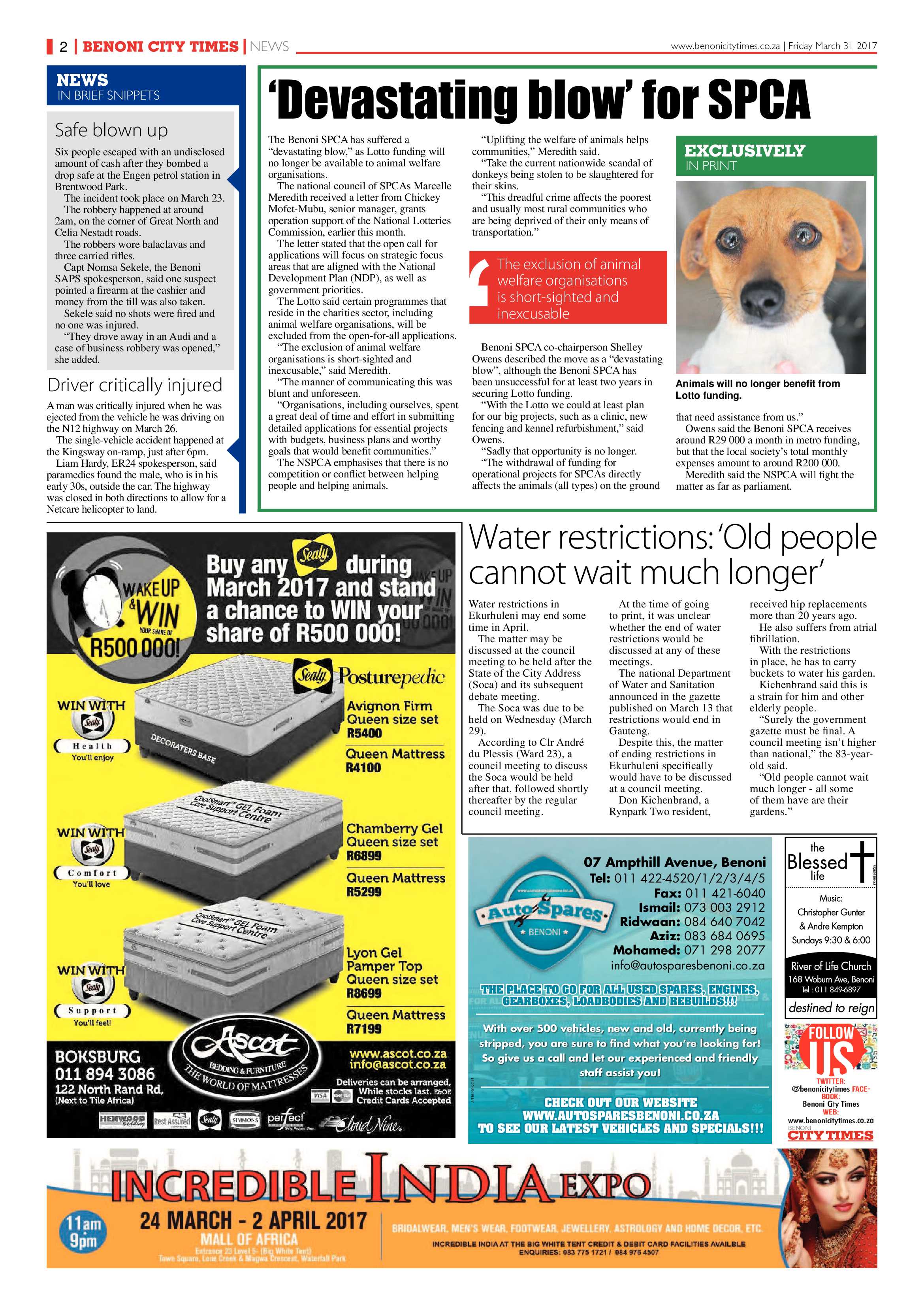 Benoni City Times 30 March 2017 page 2
