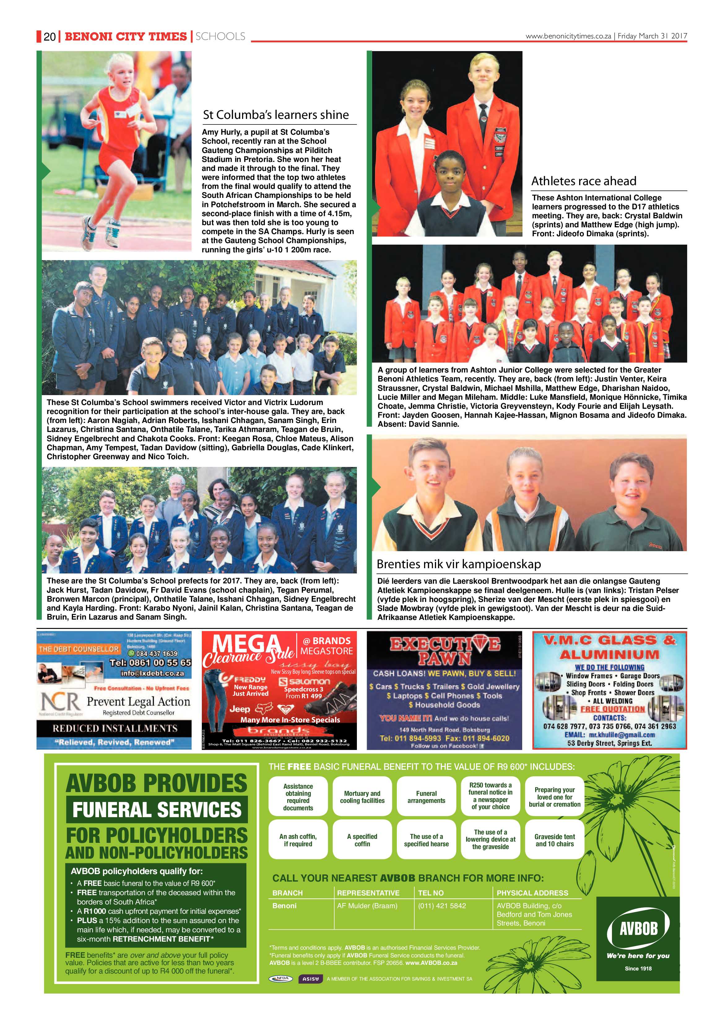Benoni City Times 30 March 2017 page 20