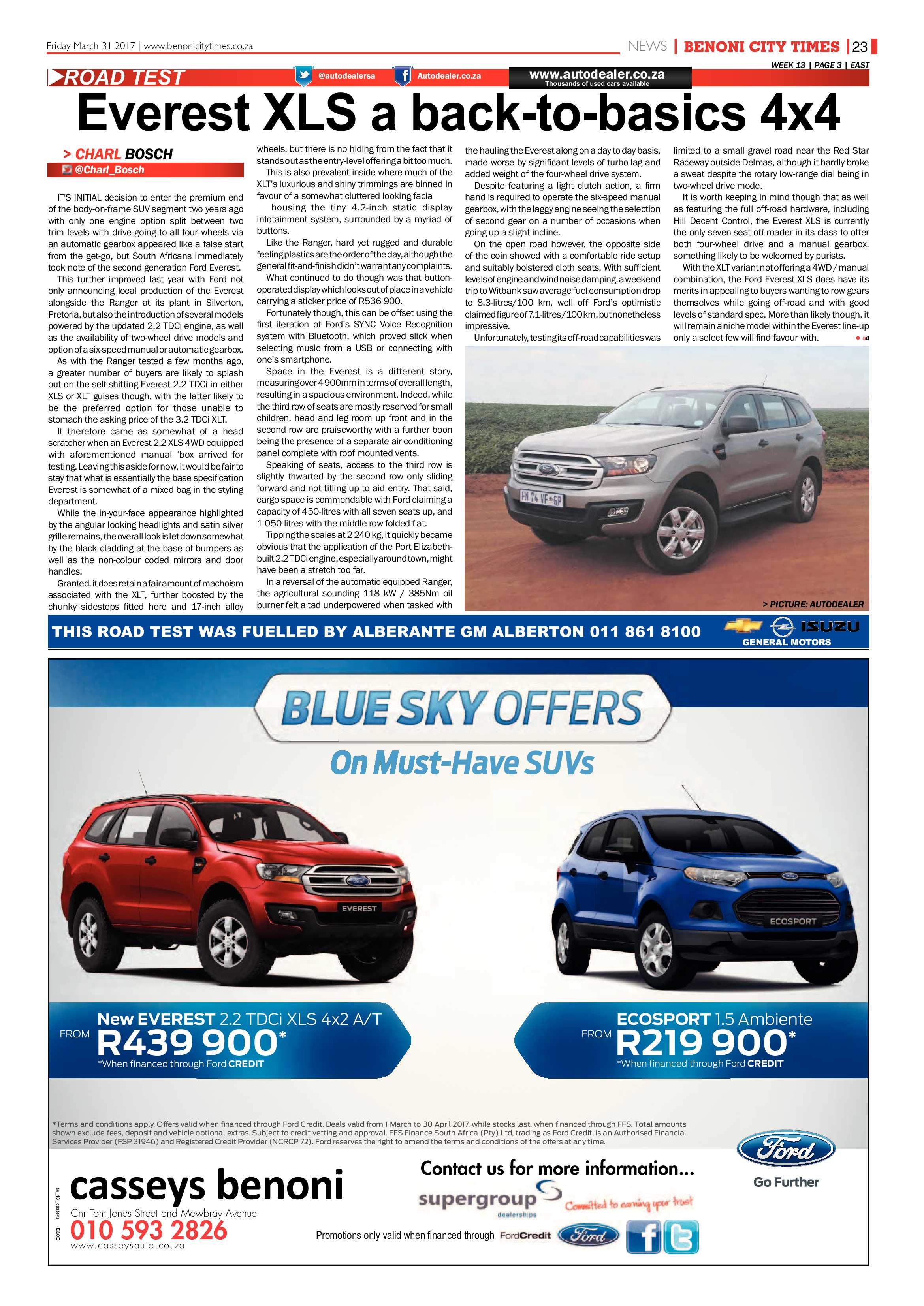 Benoni City Times 30 March 2017 page 23