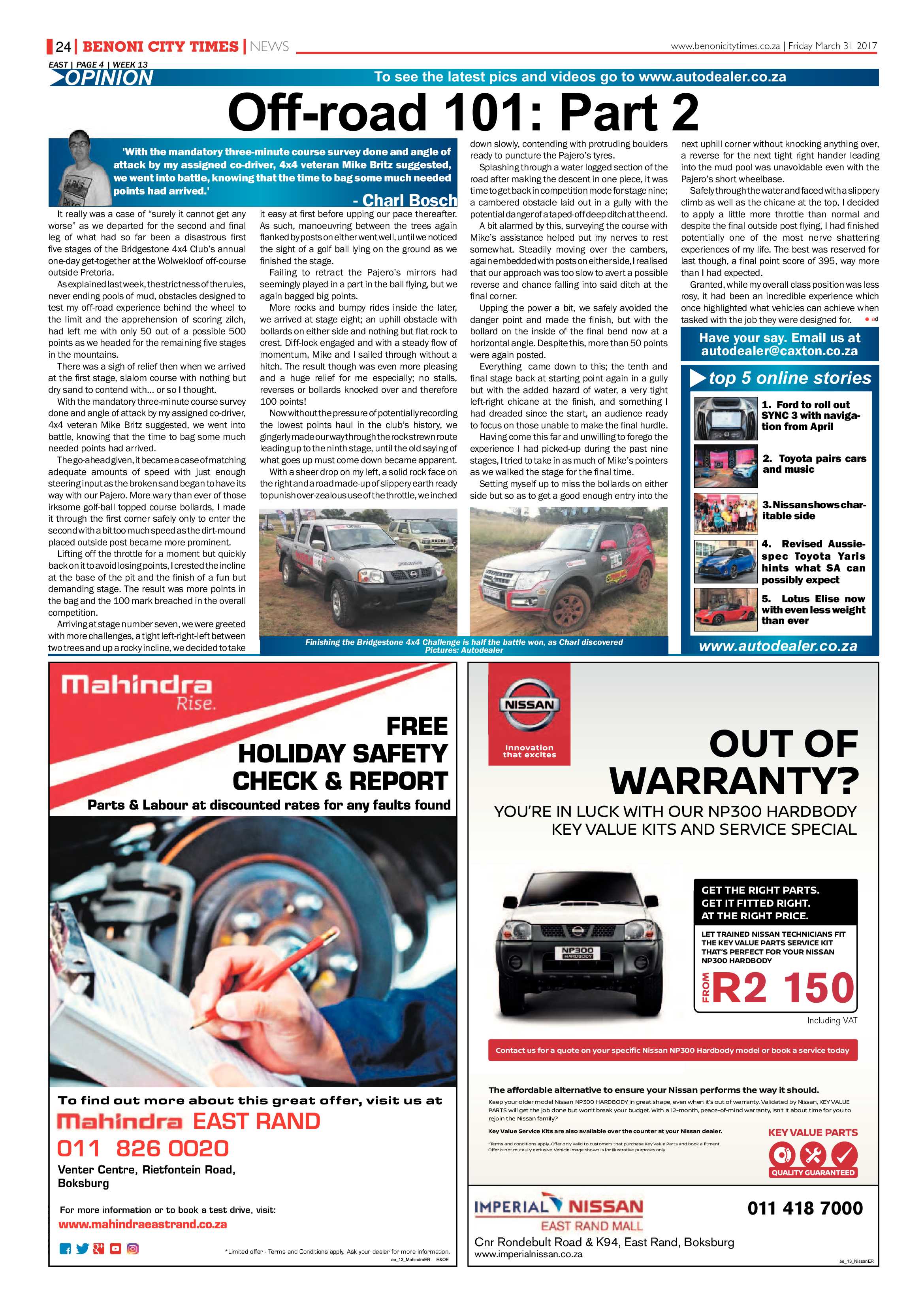 Benoni City Times 30 March 2017 page 24