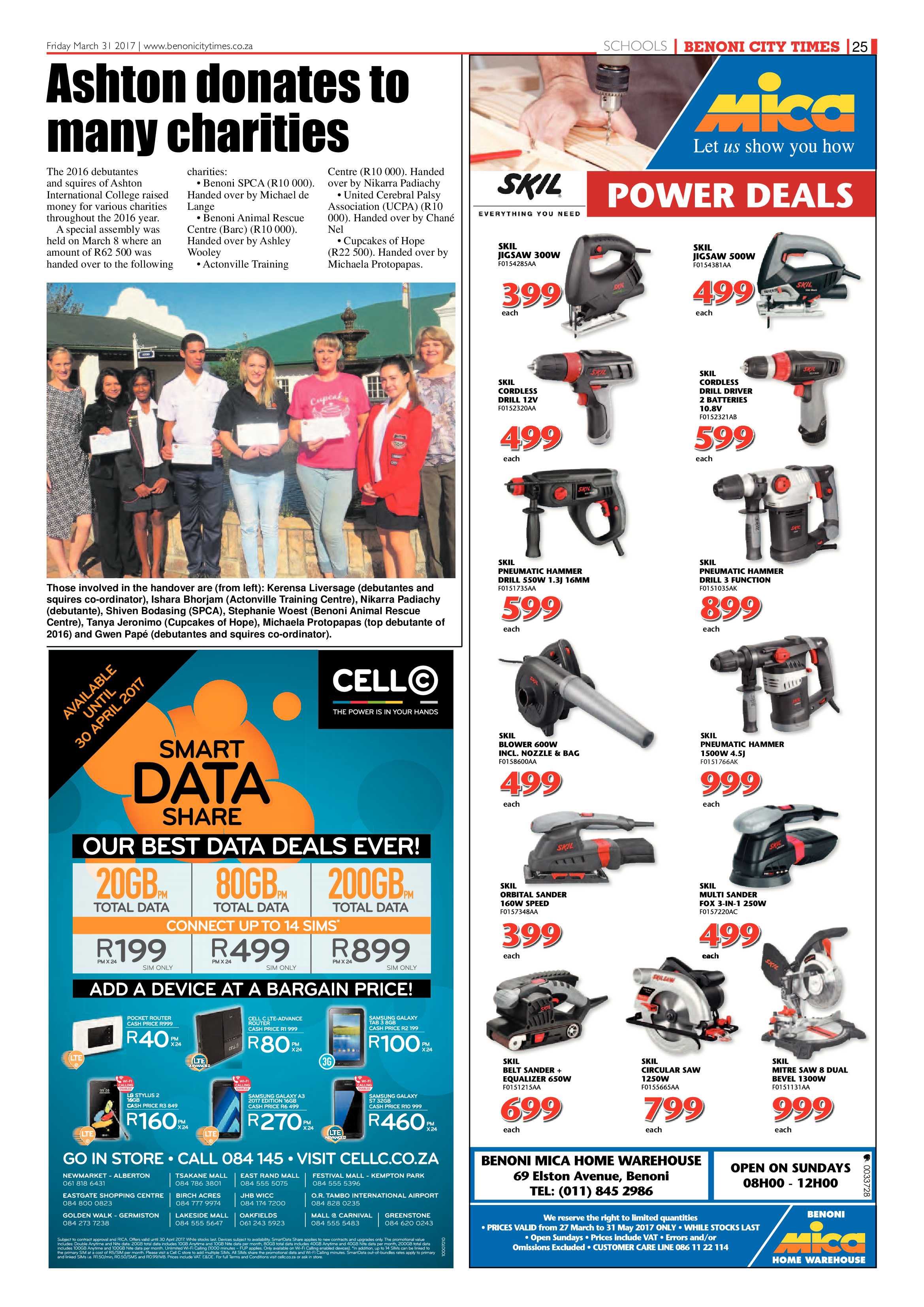 Benoni City Times 30 March 2017 page 25