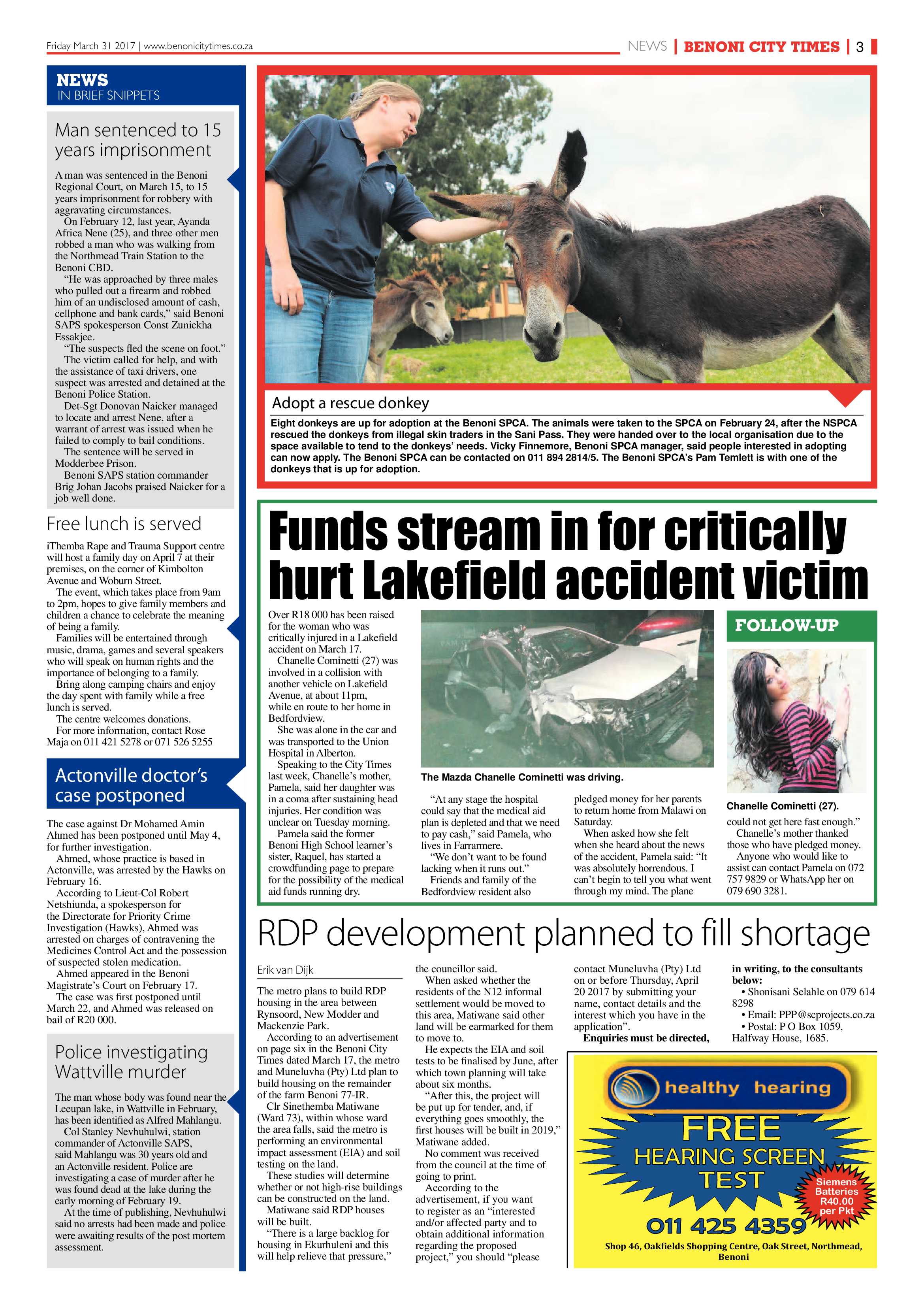 Benoni City Times 30 March 2017 page 3