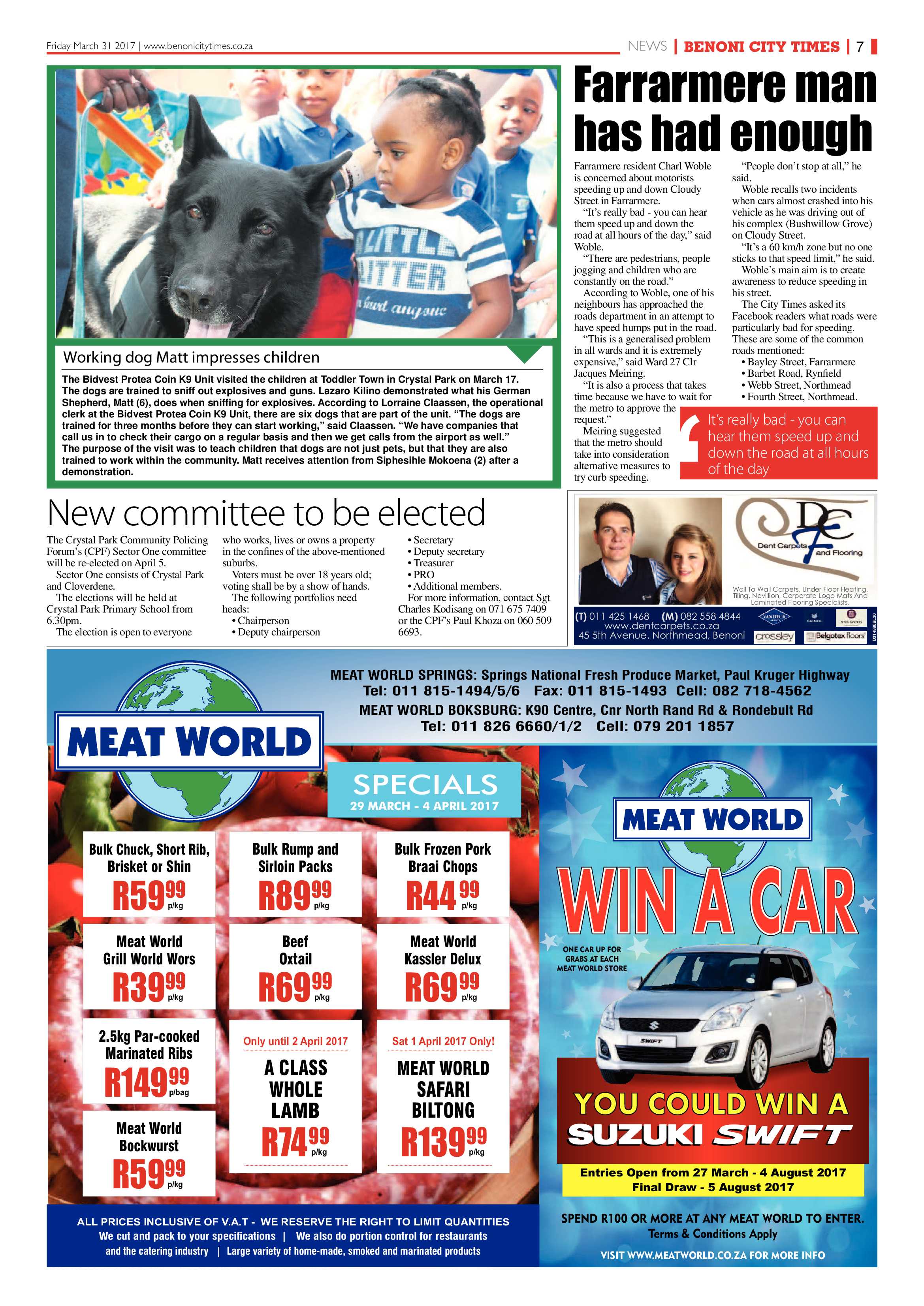 Benoni City Times 30 March 2017 page 7