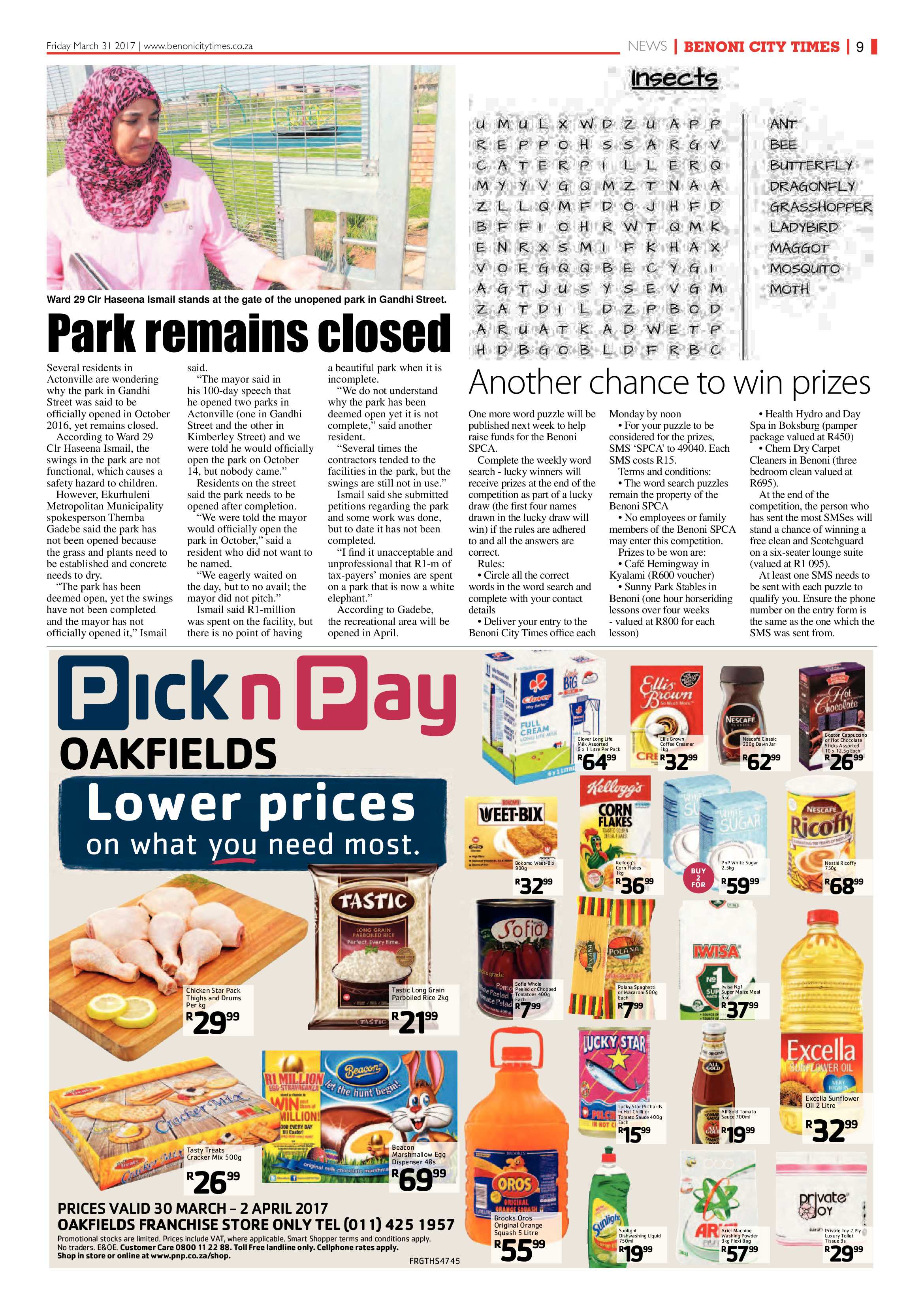 Benoni City Times 30 March 2017 page 9