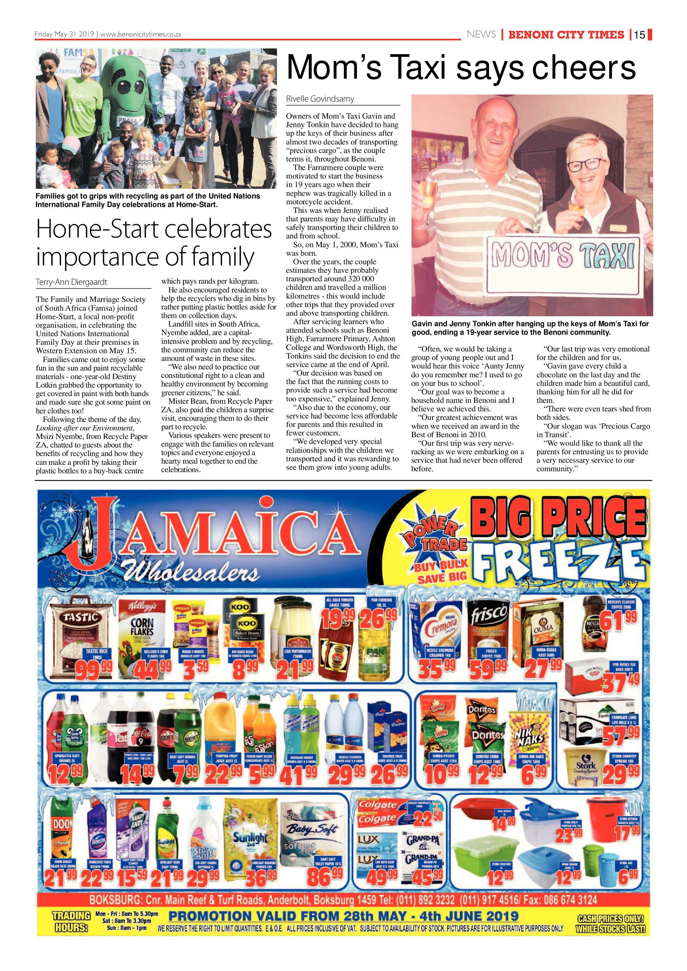 Benoni City Times 30 May 2019 page 15