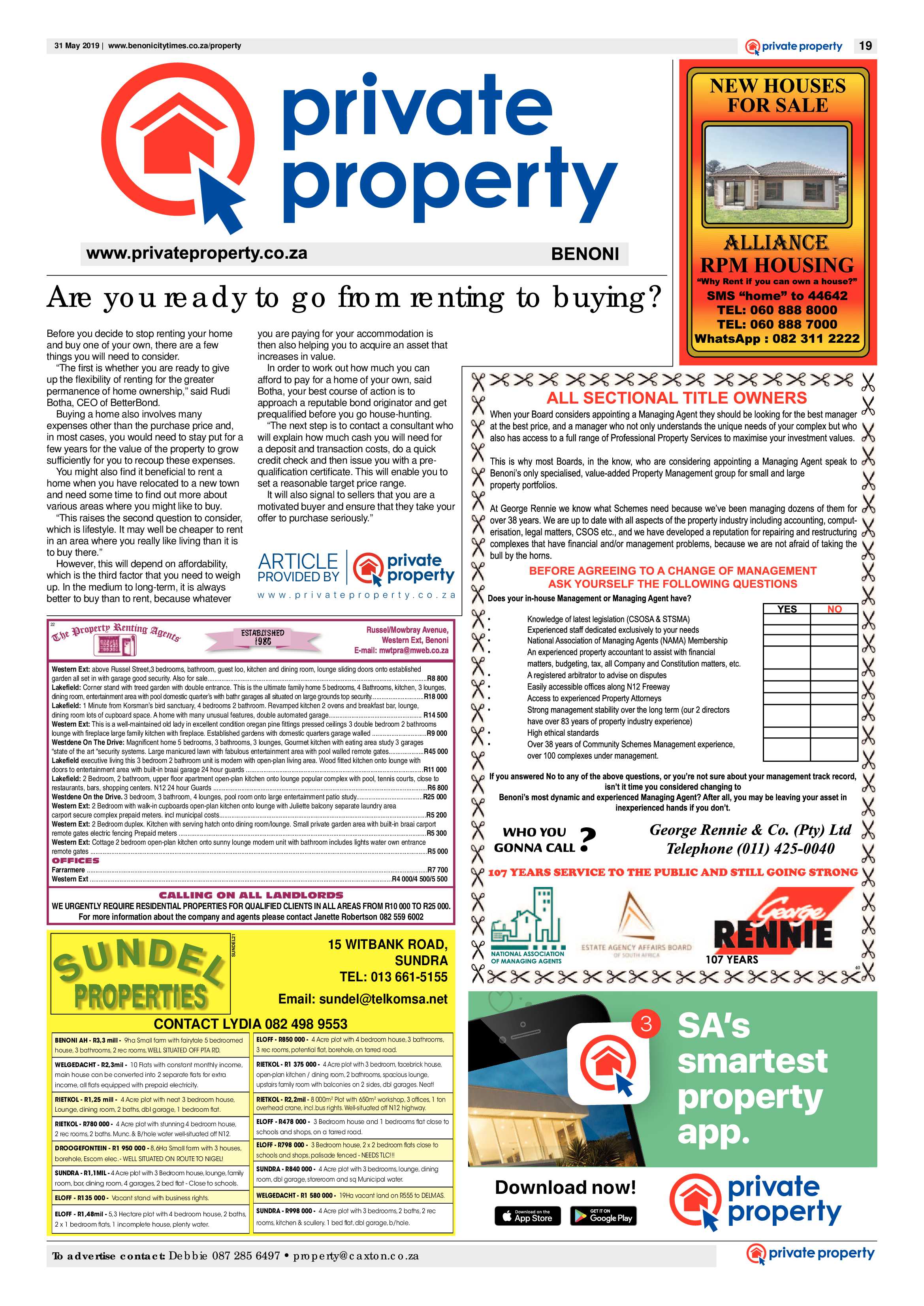 Benoni City Times 30 May 2019 page 19