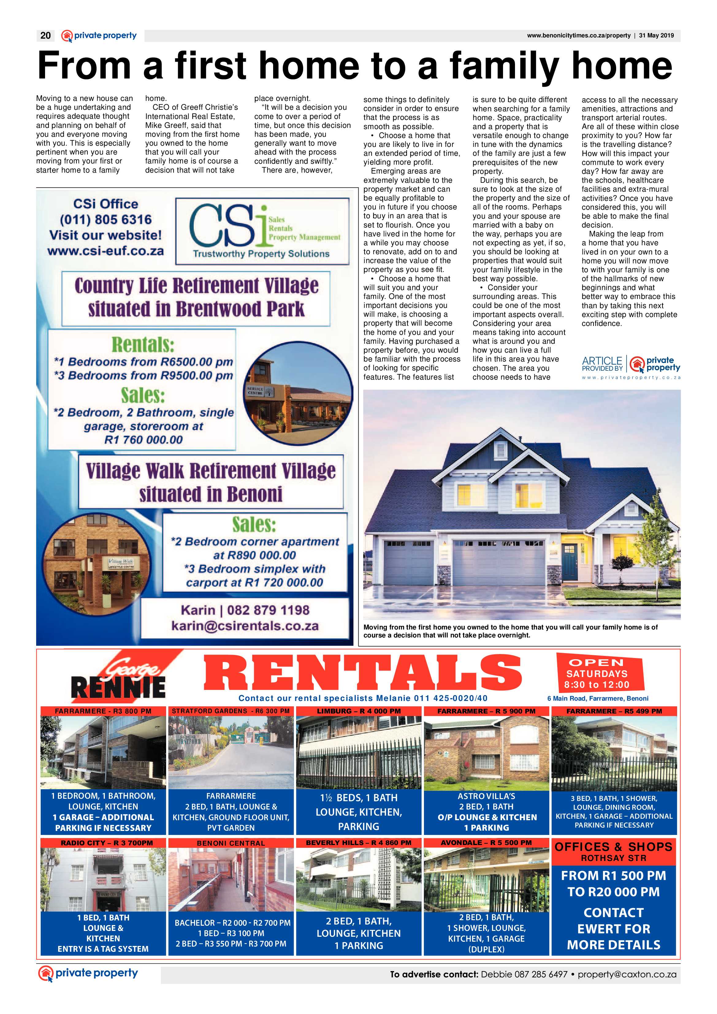 Benoni City Times 30 May 2019 page 20