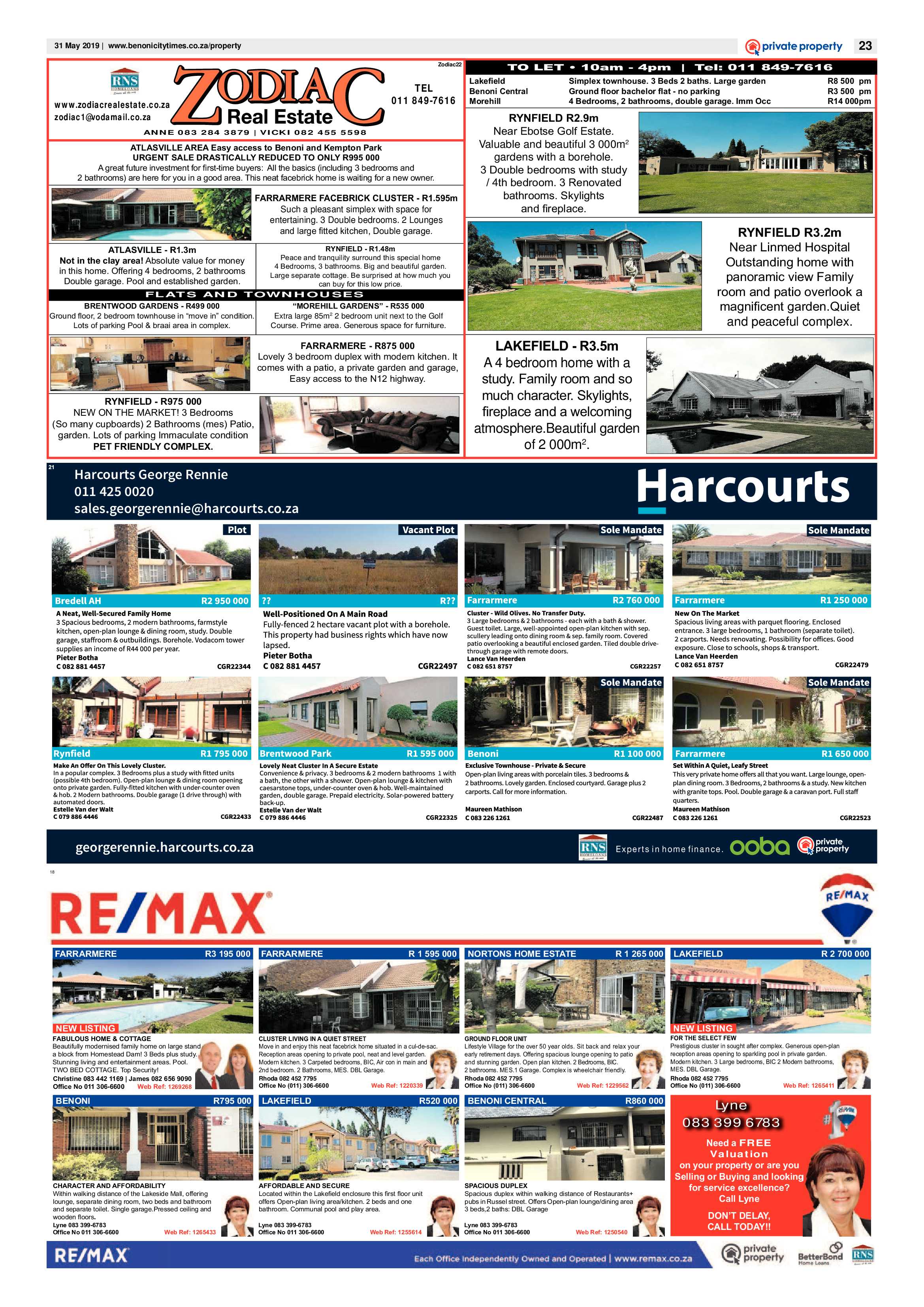Benoni City Times 30 May 2019 page 23