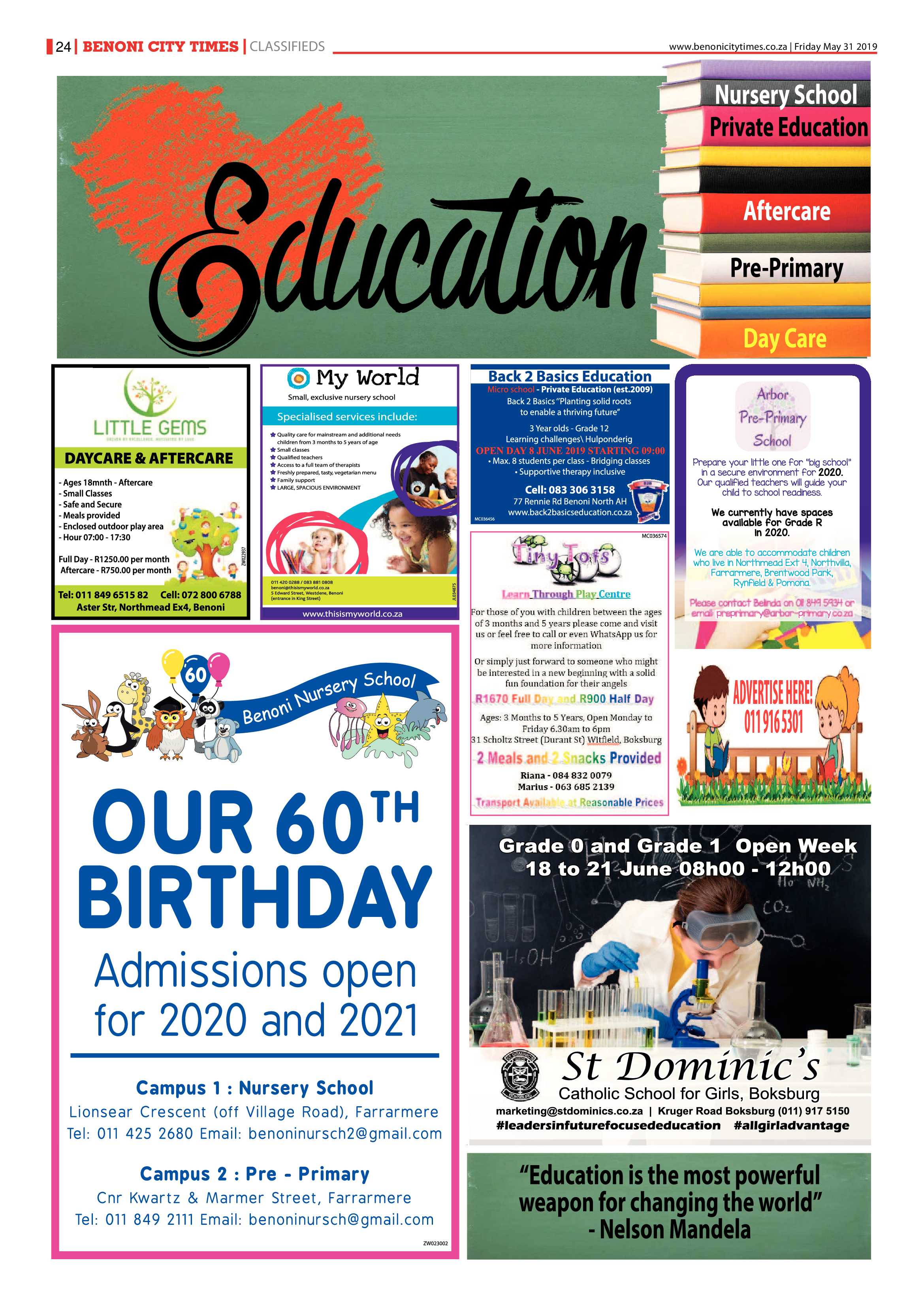 Benoni City Times 30 May 2019 page 24