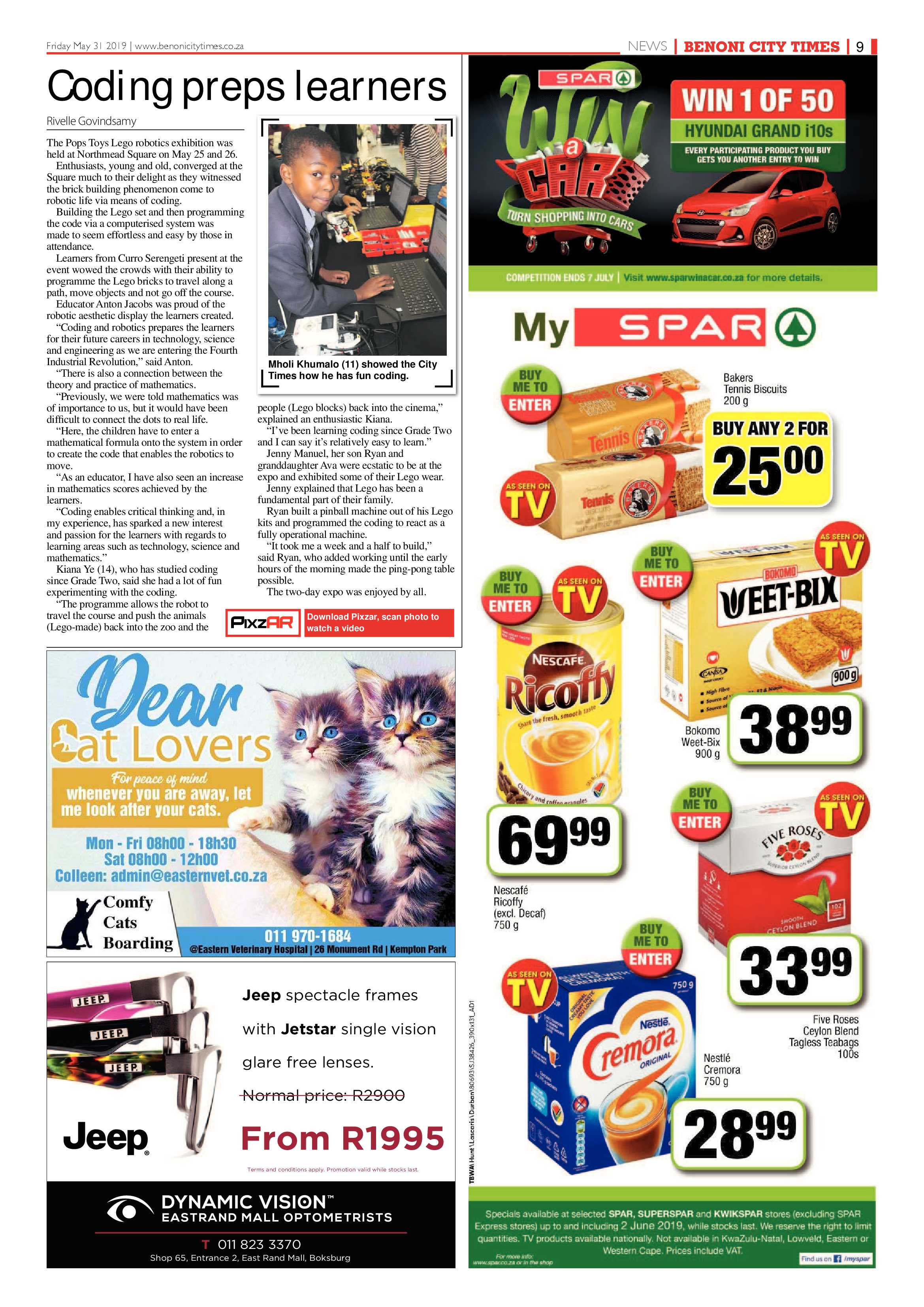 Benoni City Times 30 May 2019 page 9