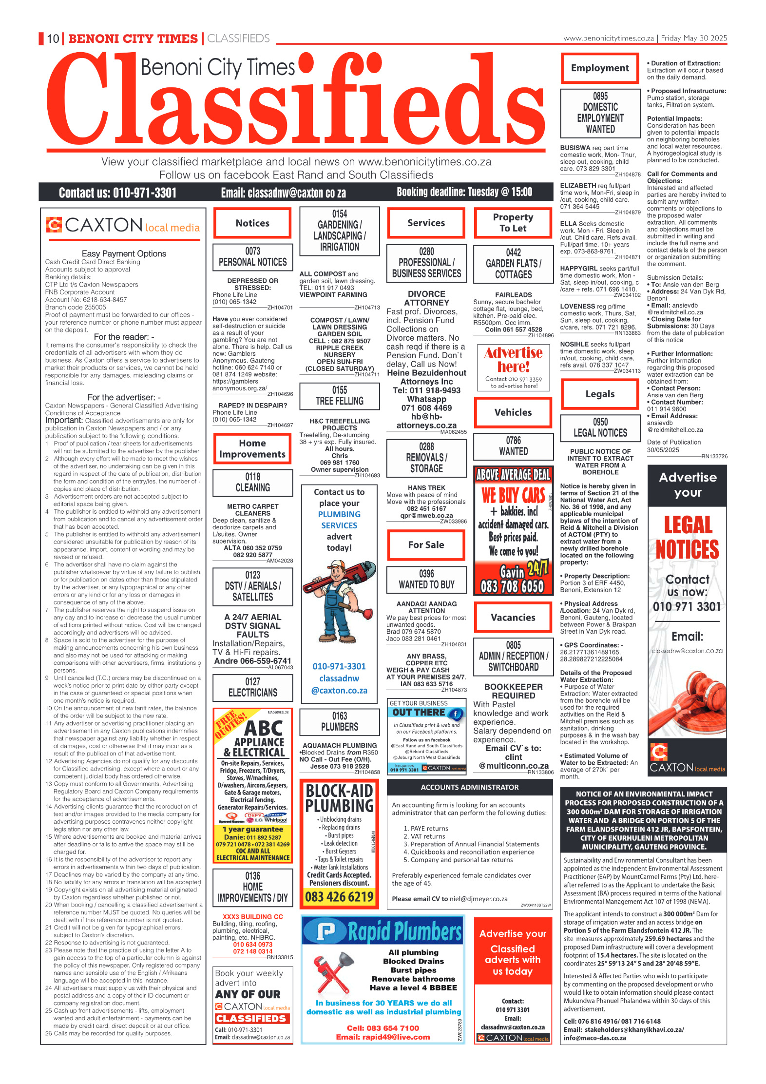 Benoni City Times 30 May 2025 page 10