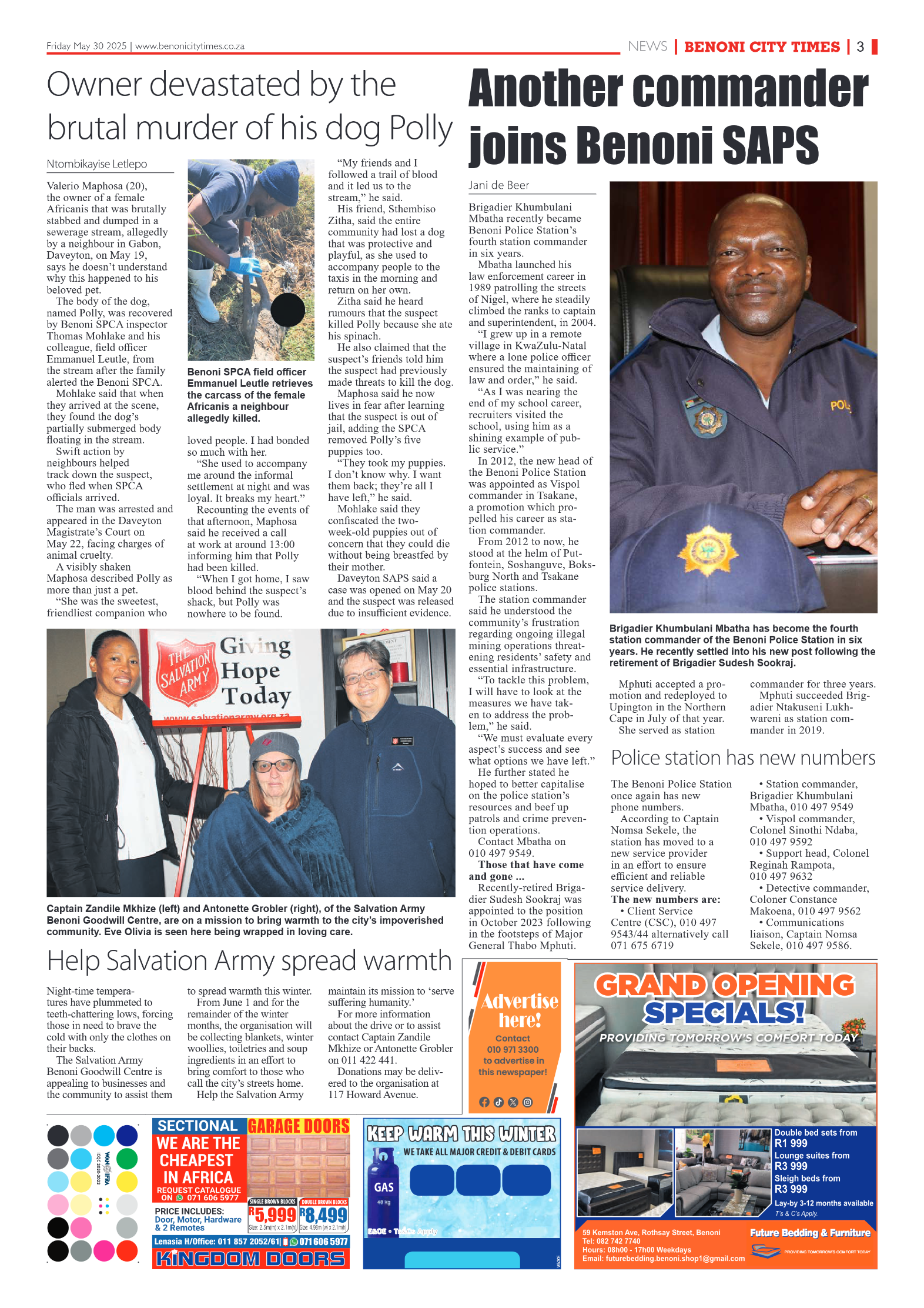 Benoni City Times 30 May 2025 page 3