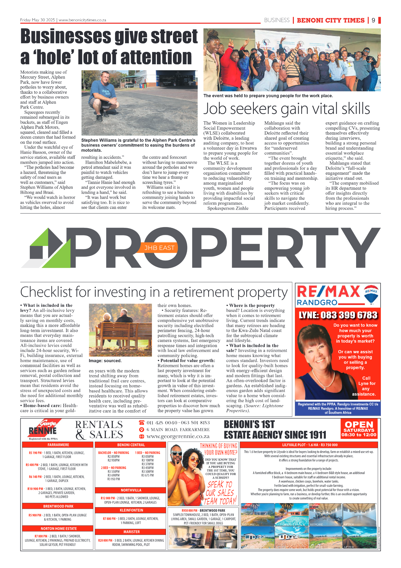 Benoni City Times 30 May 2025 page 9