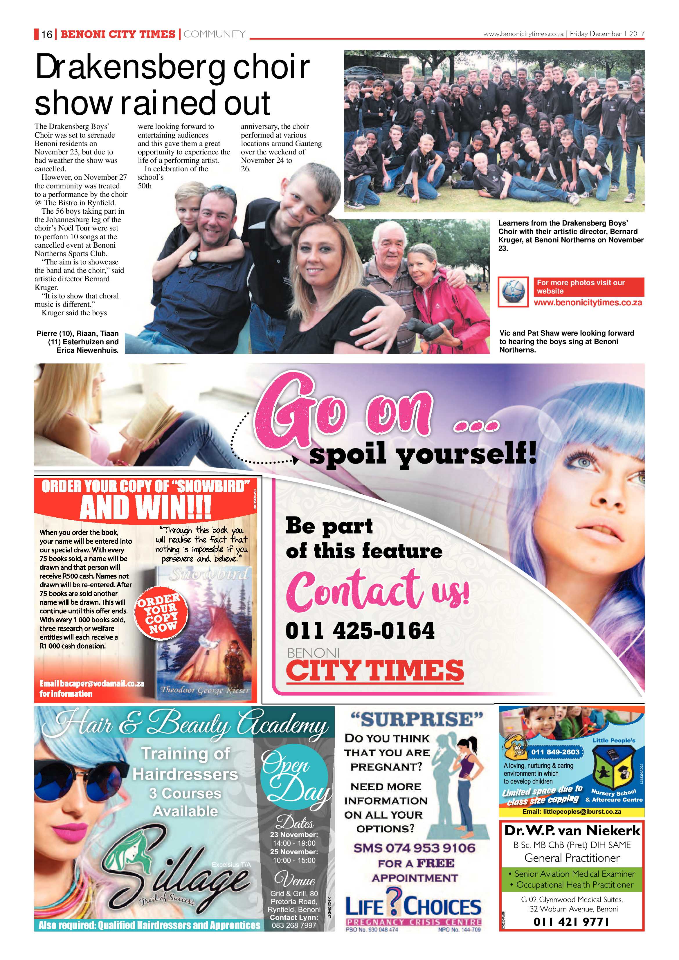 Benoni City Times 30 November 2017 page 18