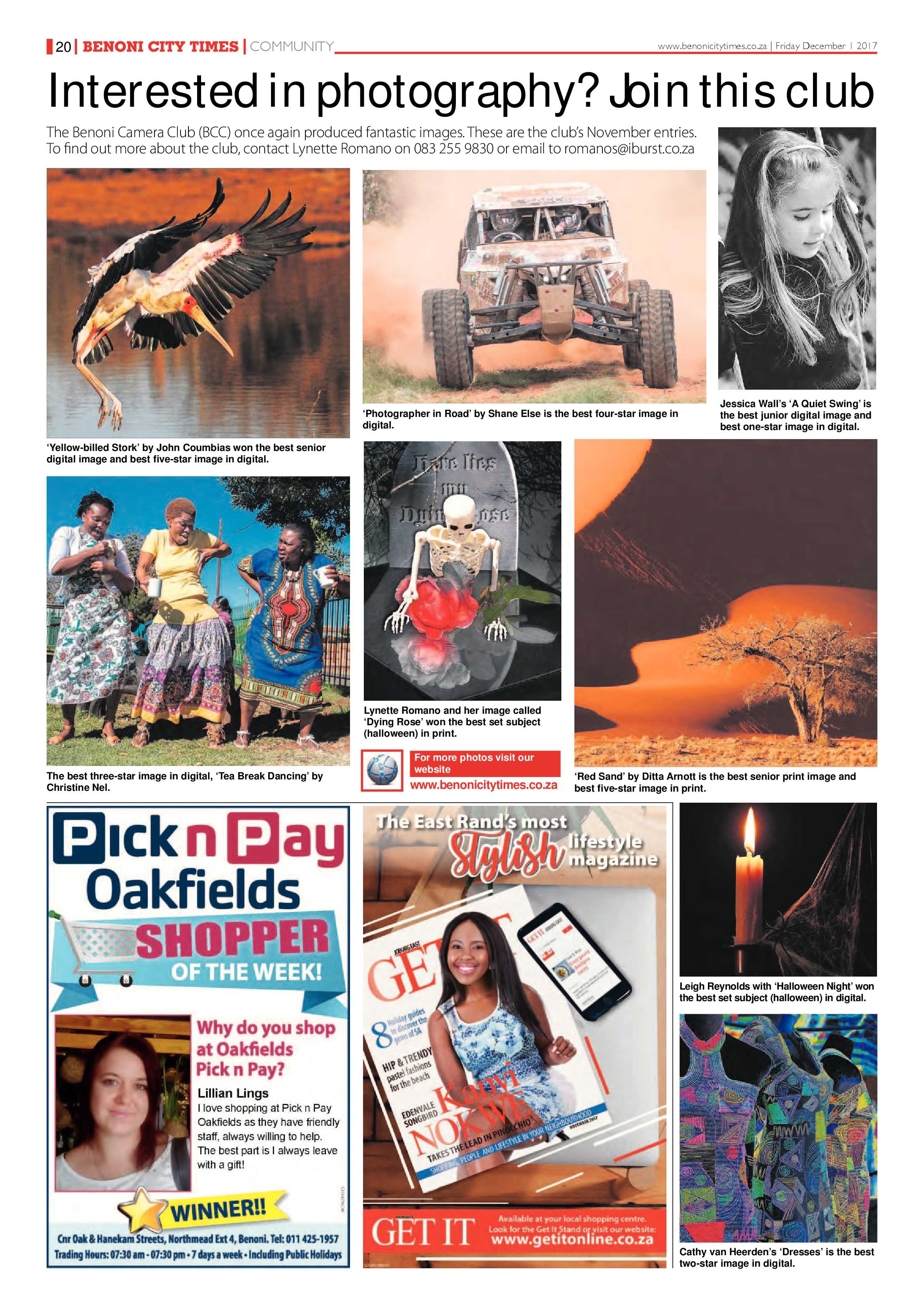 Benoni City Times 30 November 2017 page 22