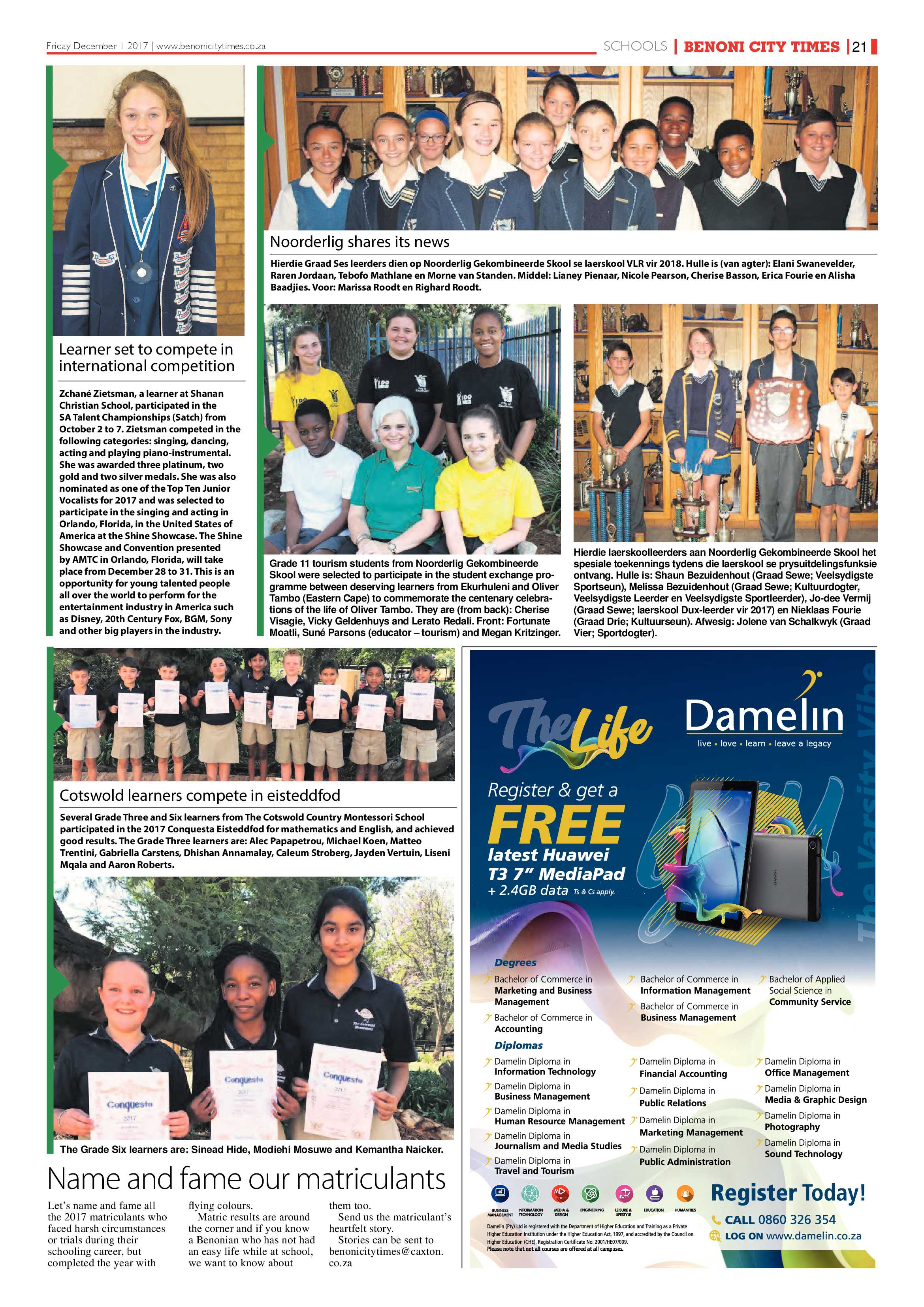 Benoni City Times 30 November 2017 page 23