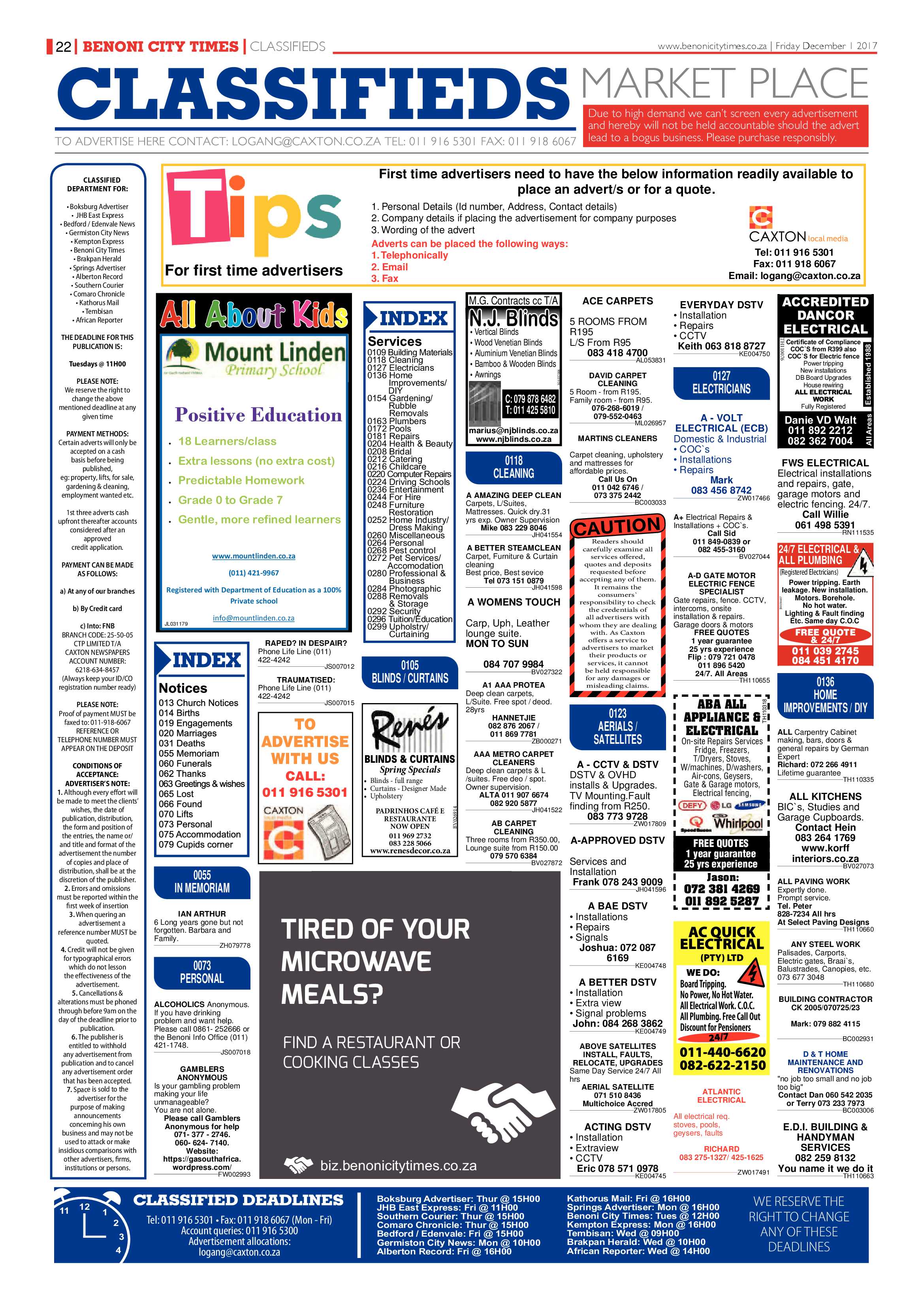 Benoni City Times 30 November 2017 page 24