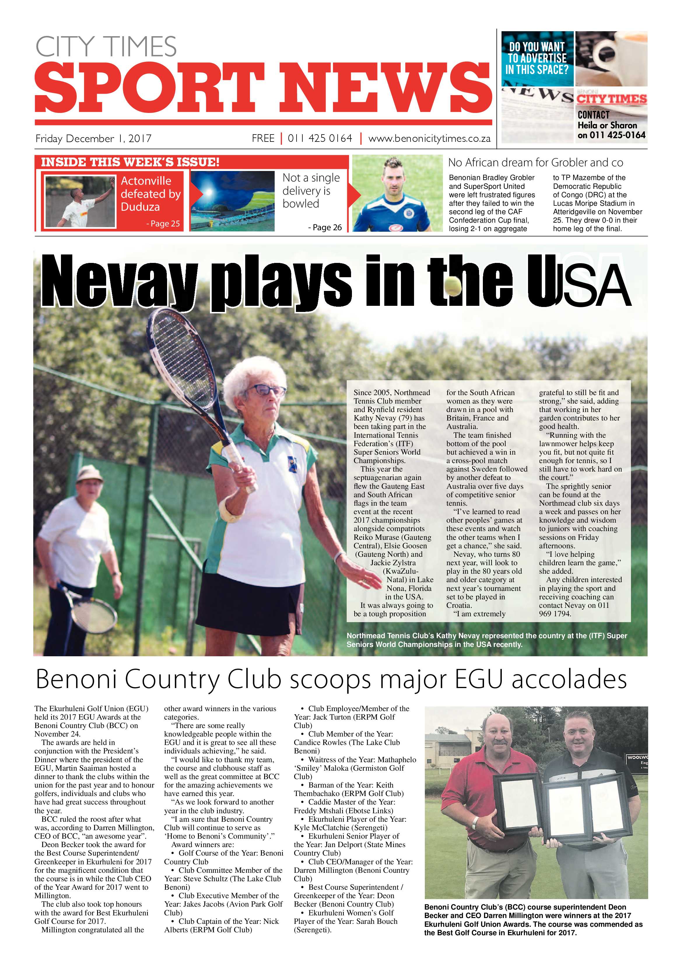 Benoni City Times 30 November 2017 page 30