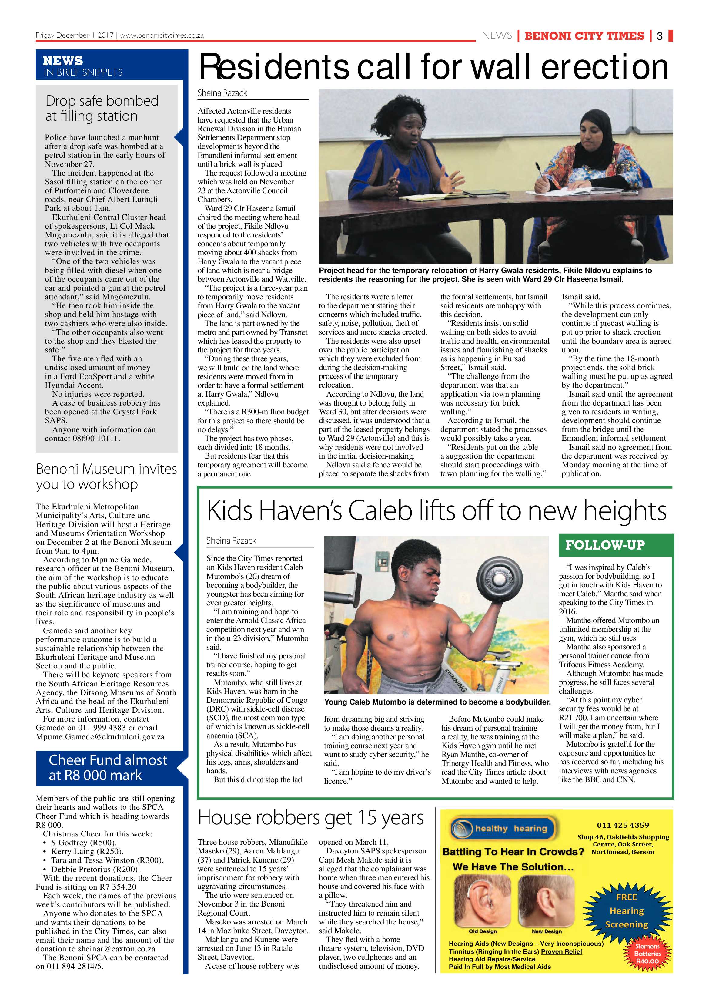 Benoni City Times 30 November 2017 page 5