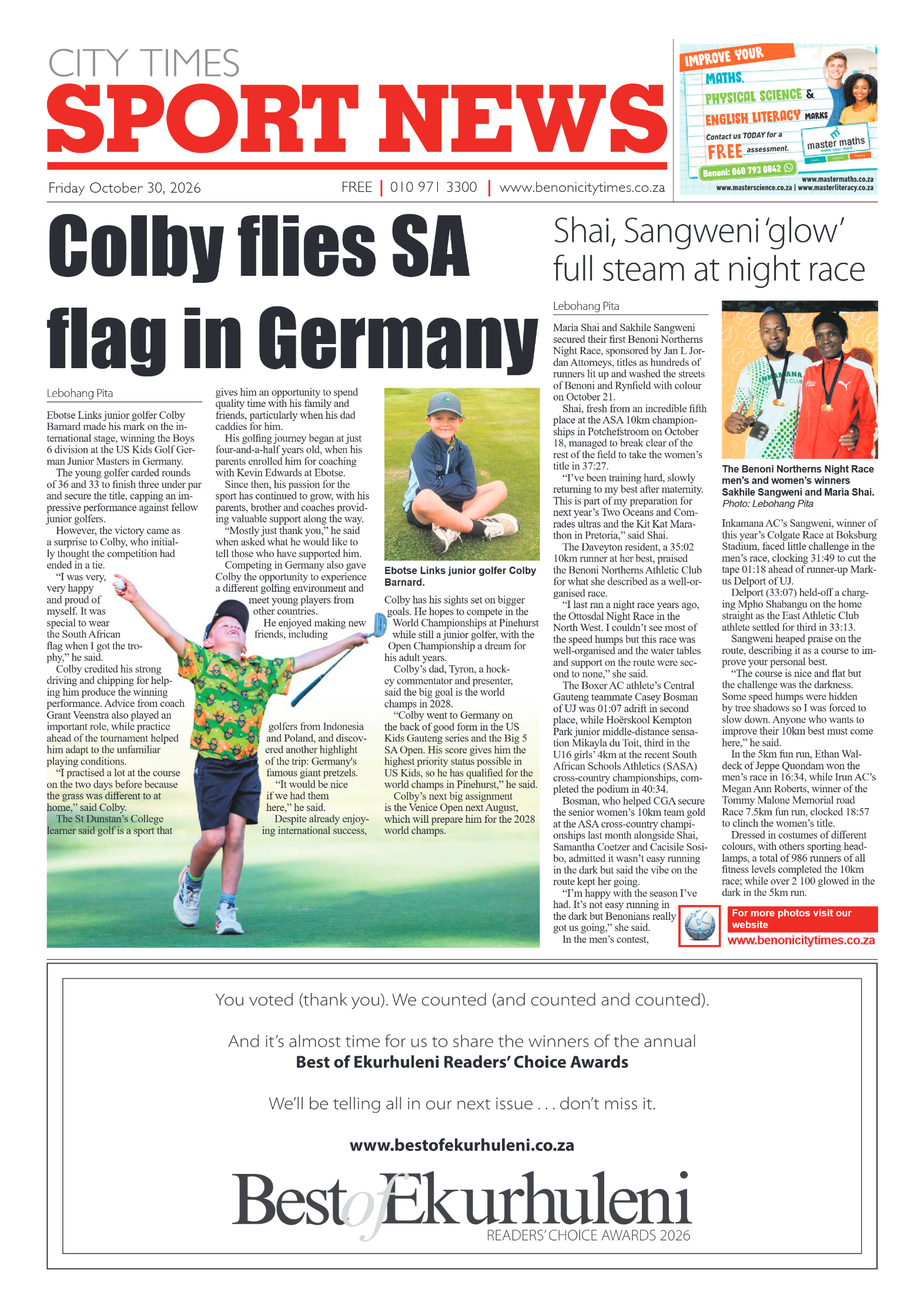 Benoni City Times 30 October 2026 page 8
