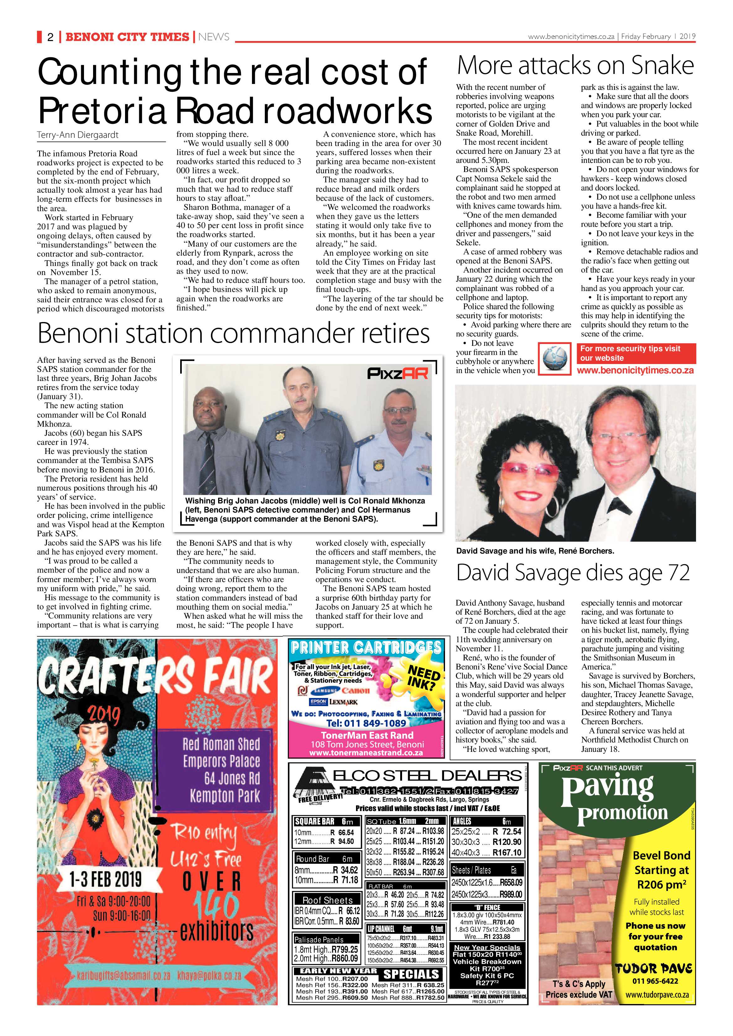 Benoni City Times 31 January 2019 page 2