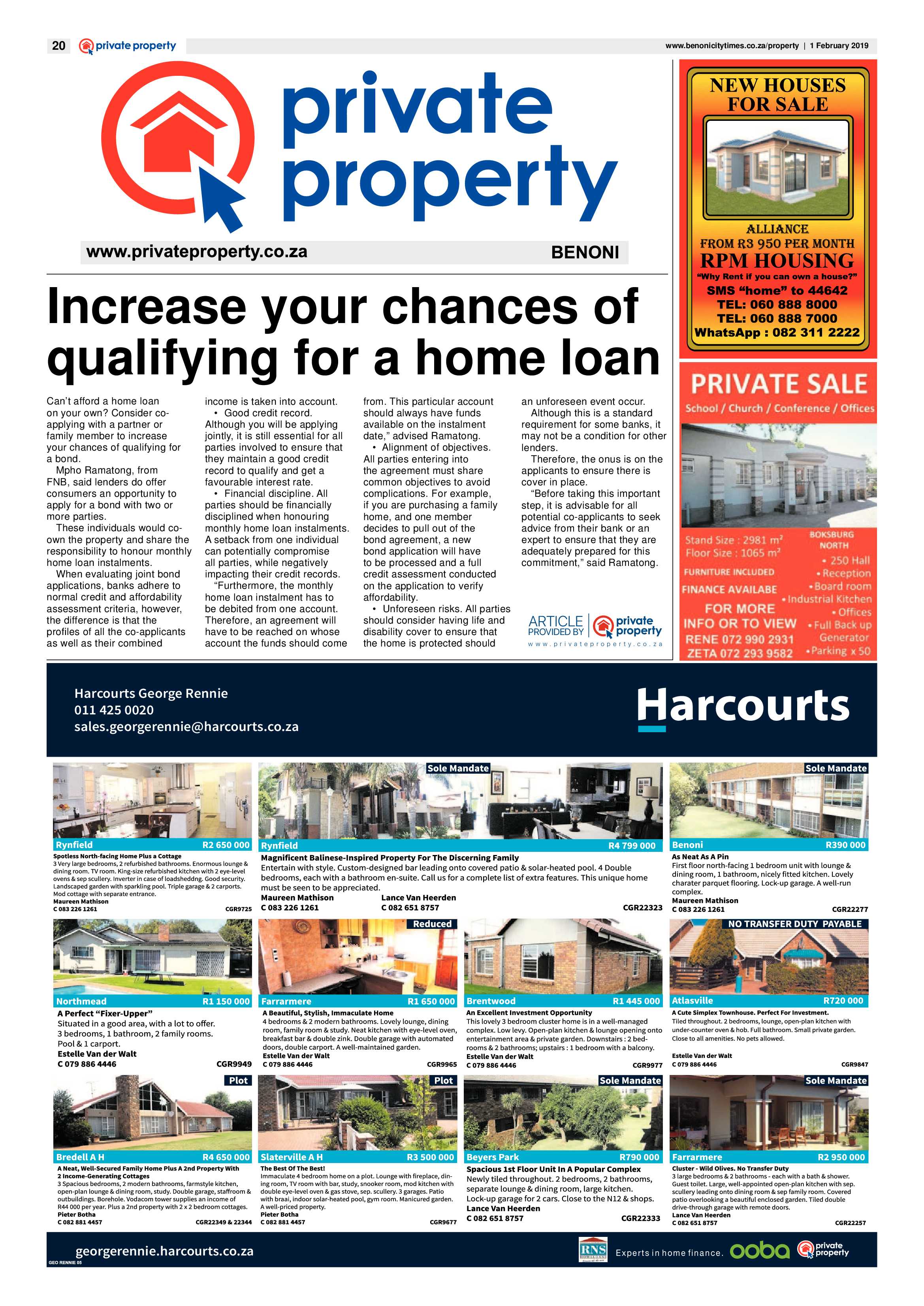 Benoni City Times 31 January 2019 page 20