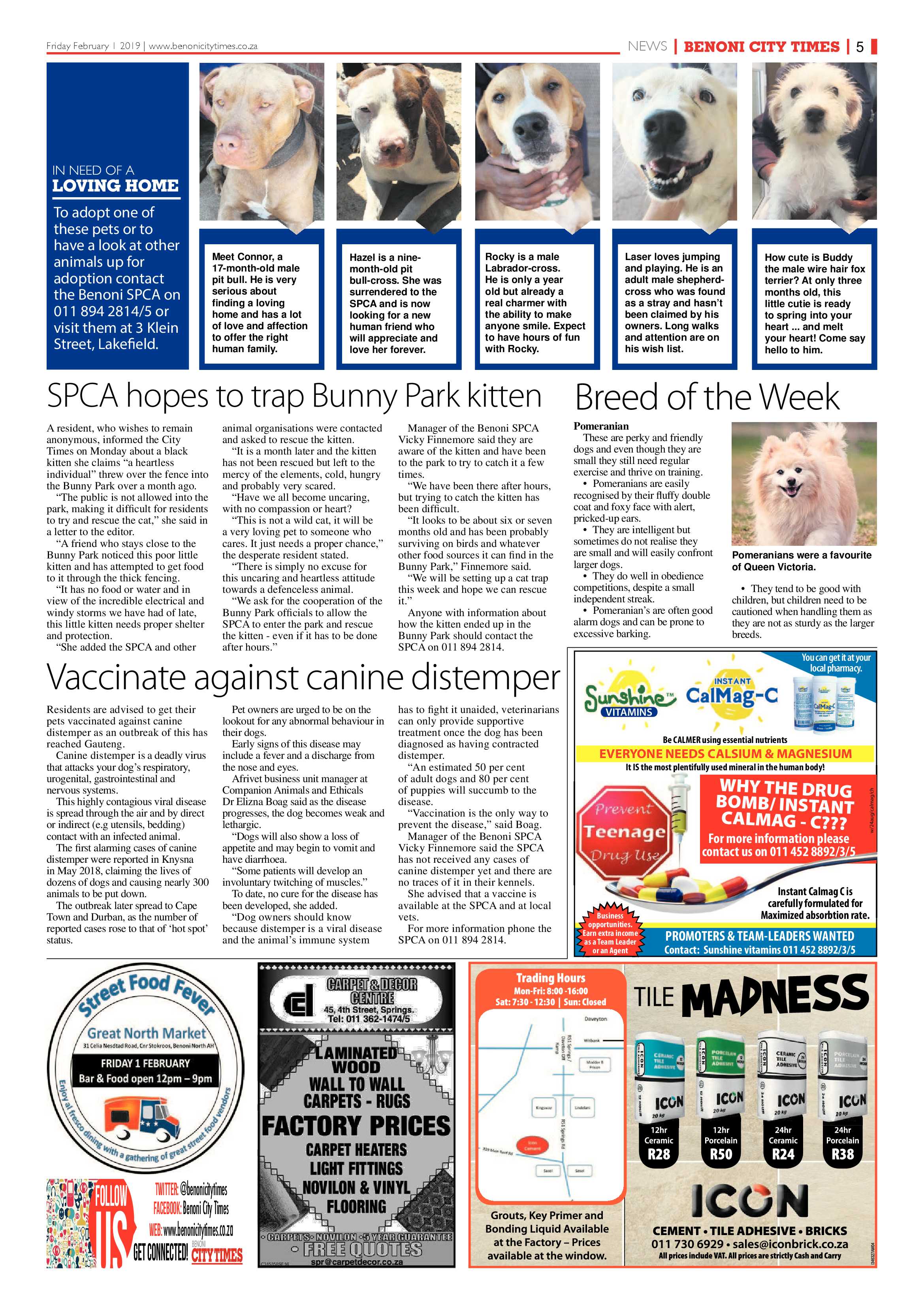 Benoni City Times 31 January 2019 page 5