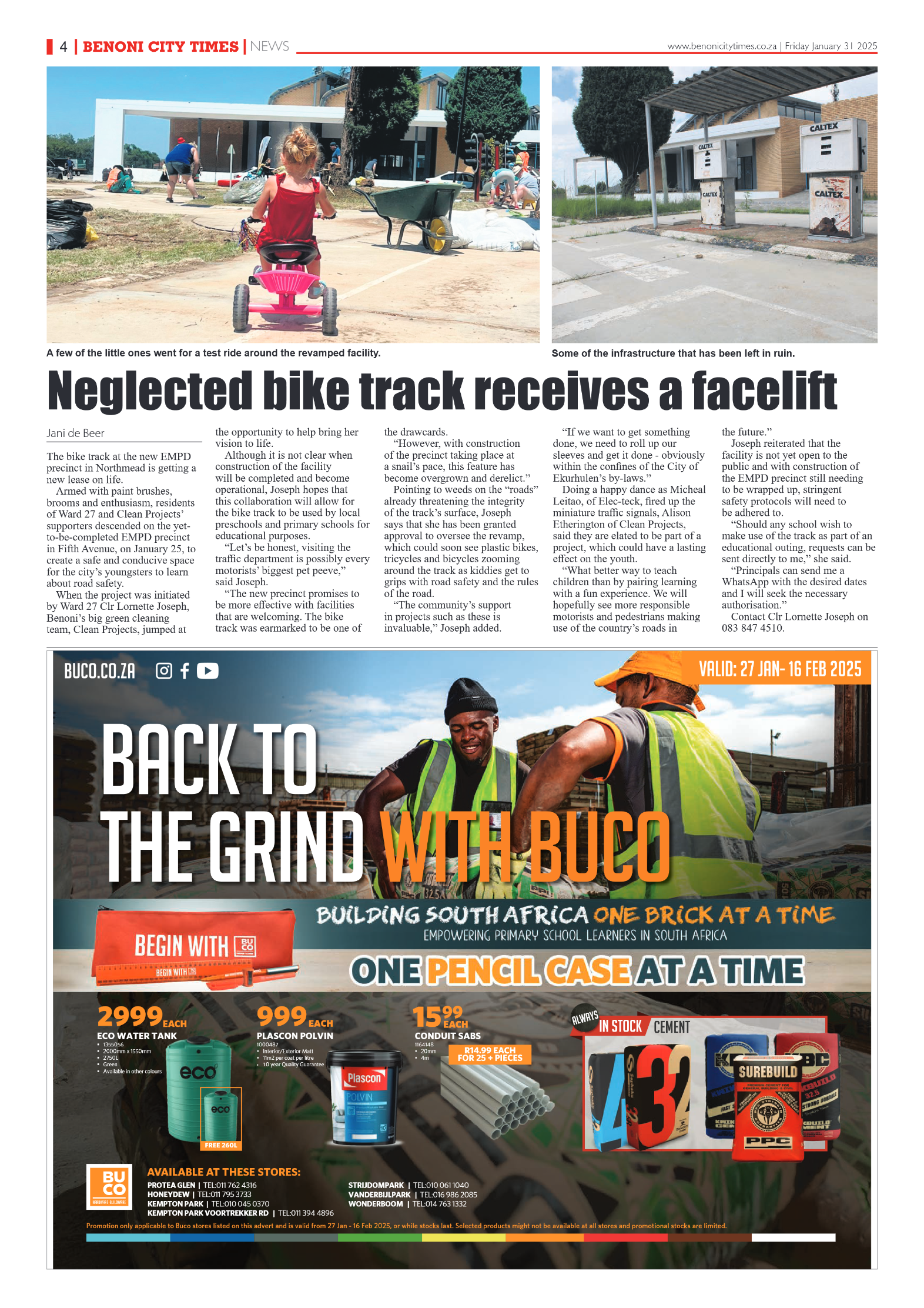 Benoni City Times 31 January 2025 page 4