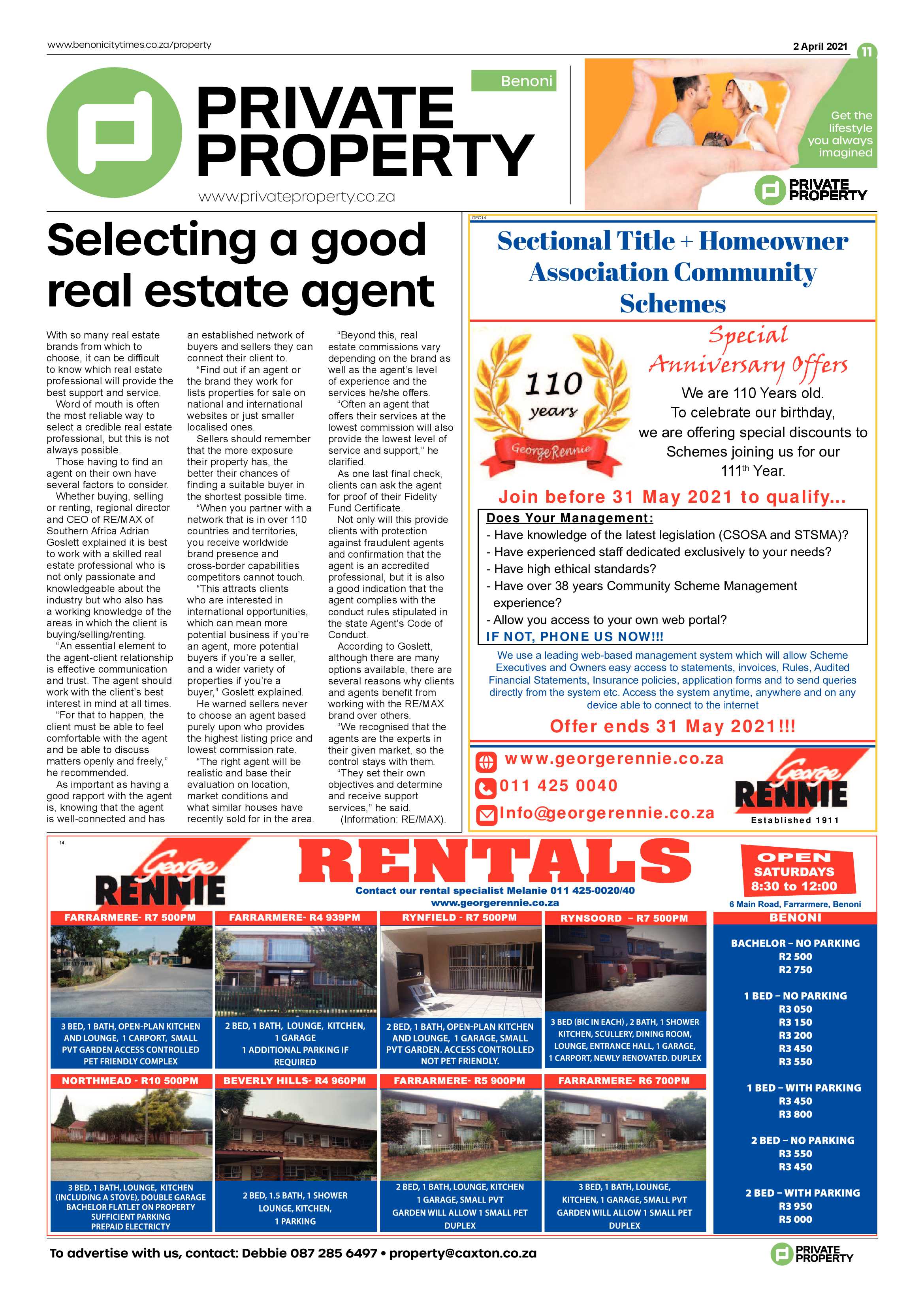 Benoni City Times 31 March 2021 page 11