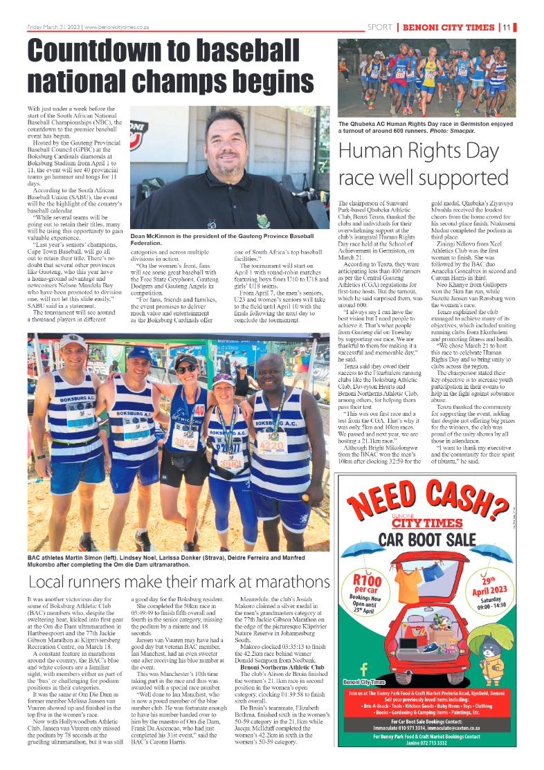Benoni City Times 31 March 2023 page 11