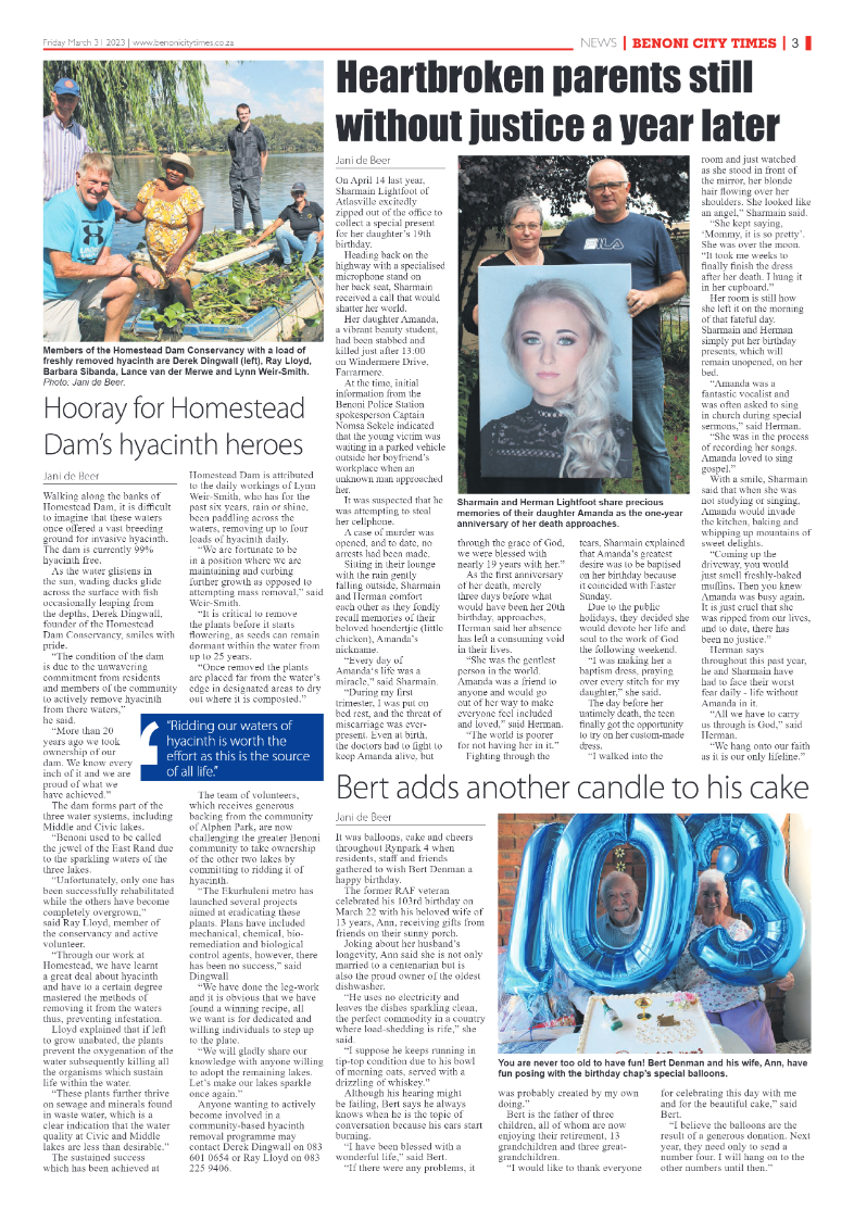 Benoni City Times 31 March 2023 page 3