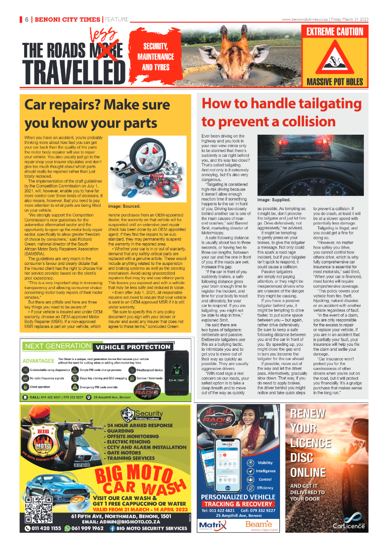 Benoni City Times 31 March 2023 page 6
