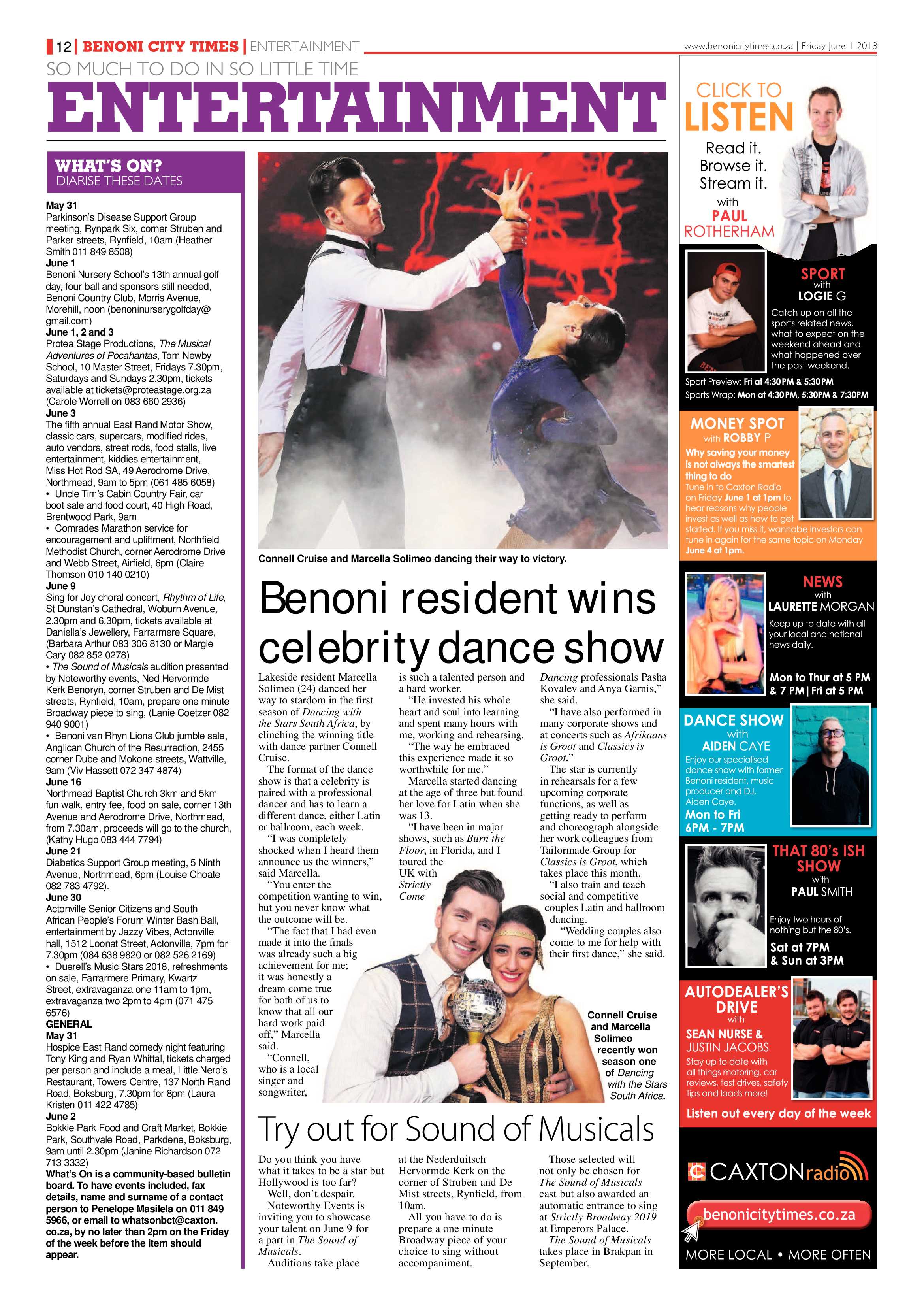 Benoni City Times 31 May 2018 page 12
