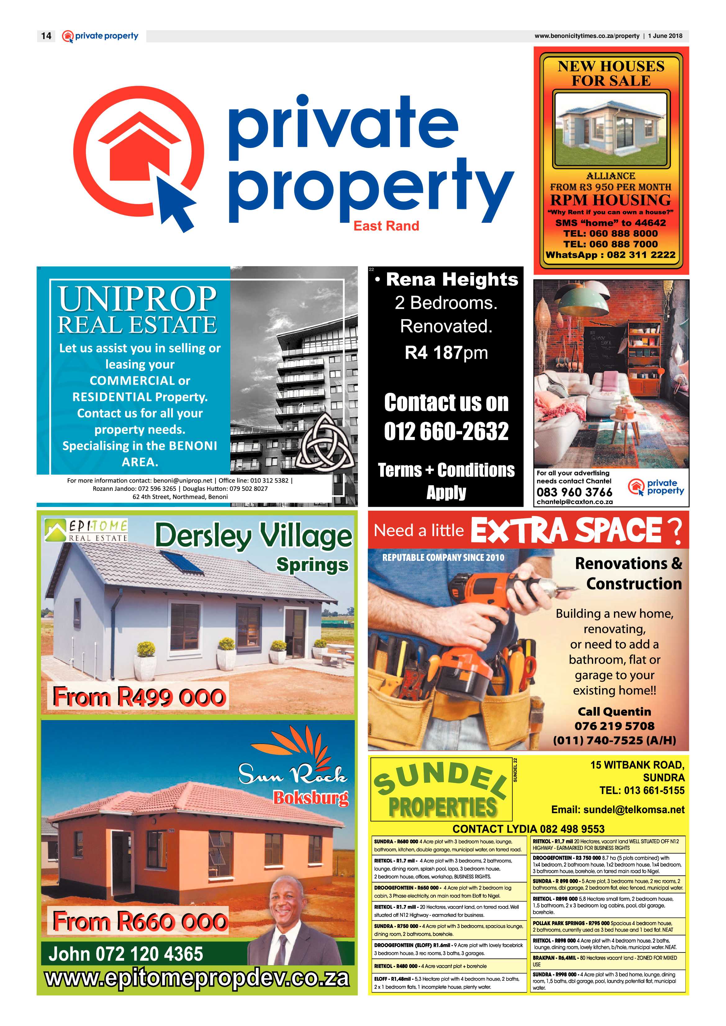 Benoni City Times 31 May 2018 page 14
