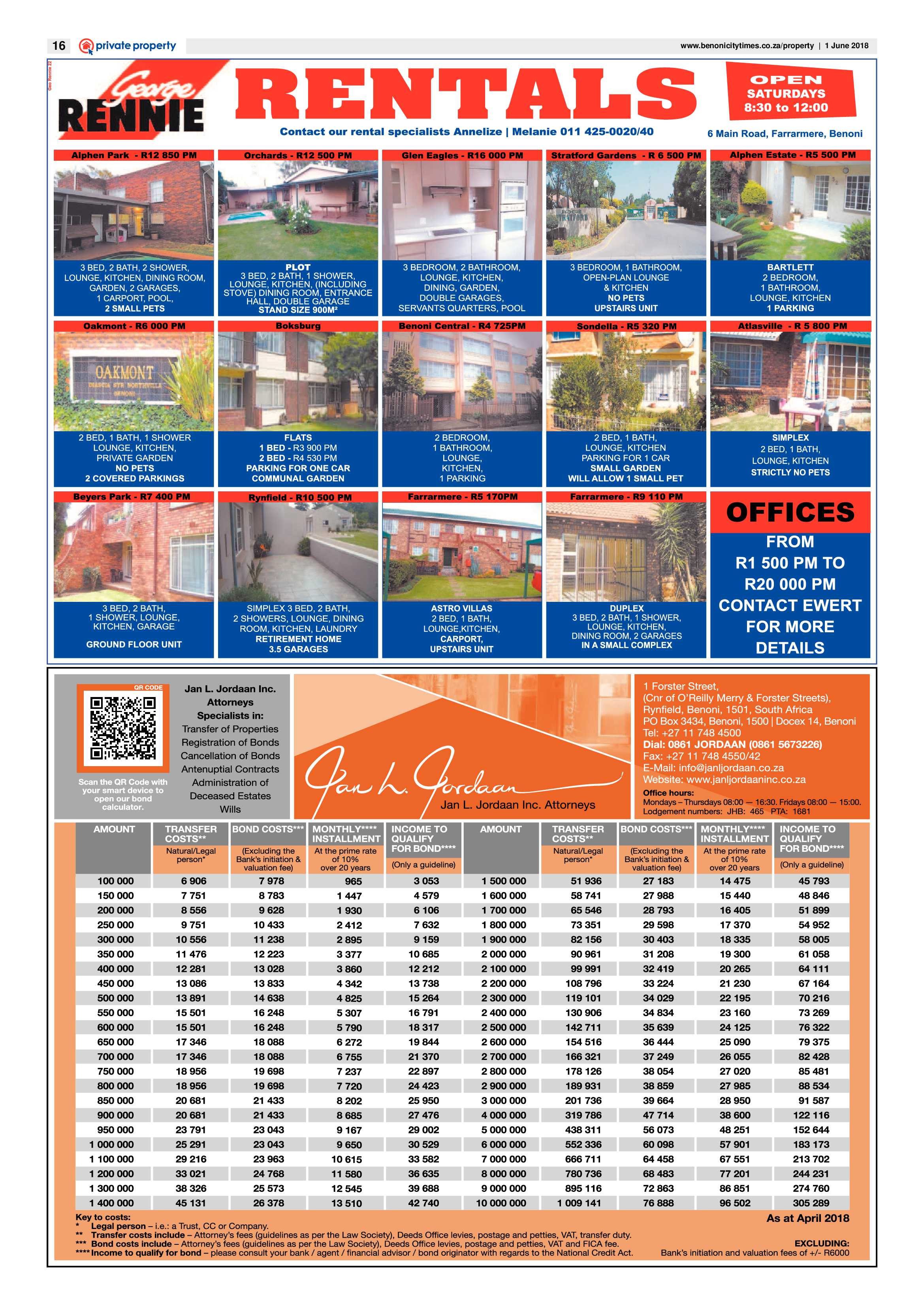Benoni City Times 31 May 2018 page 16
