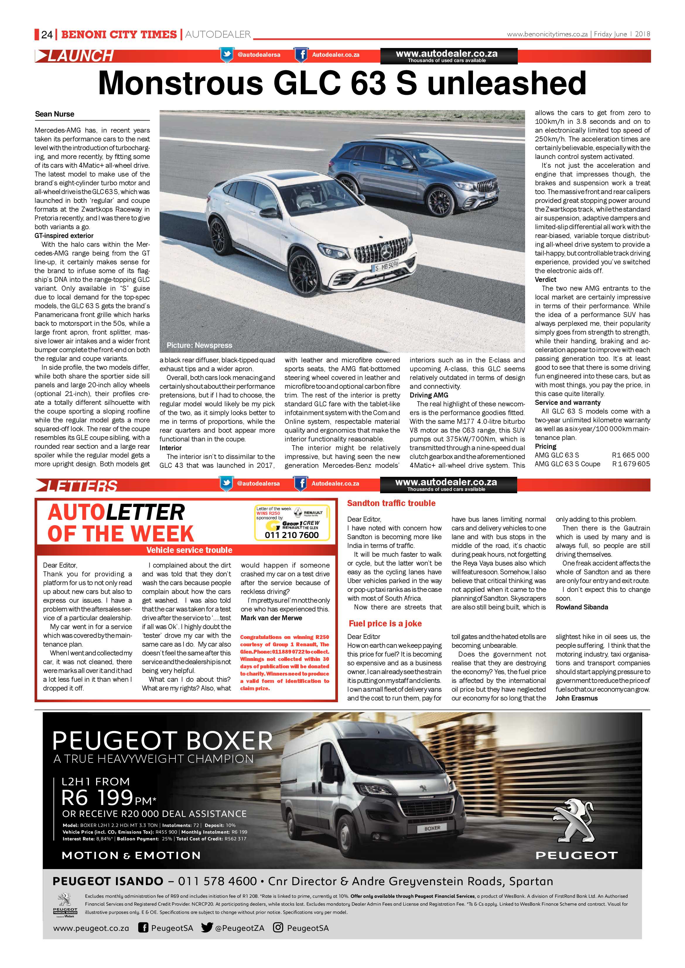 Benoni City Times 31 May 2018 page 24