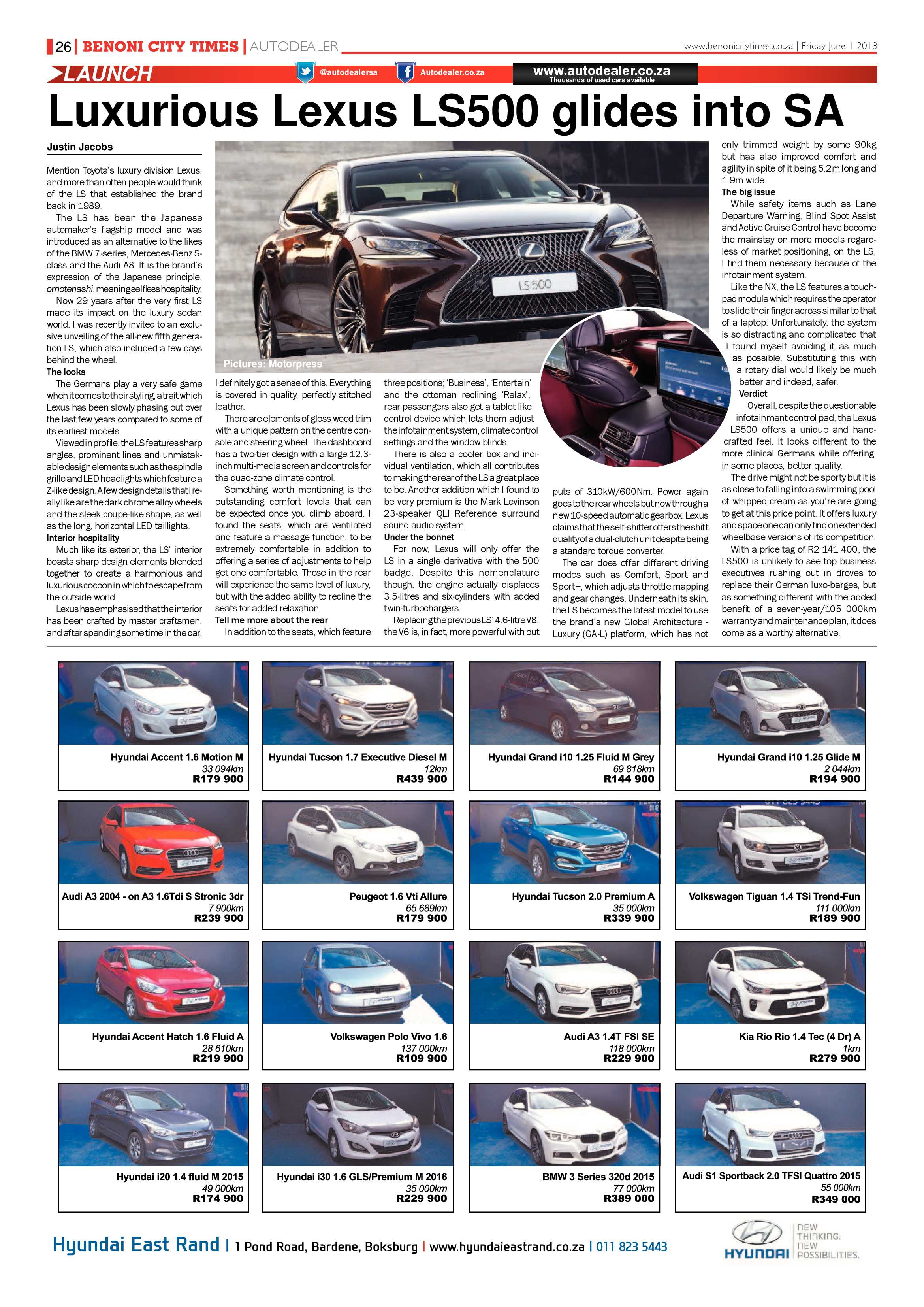 Benoni City Times 31 May 2018 page 26