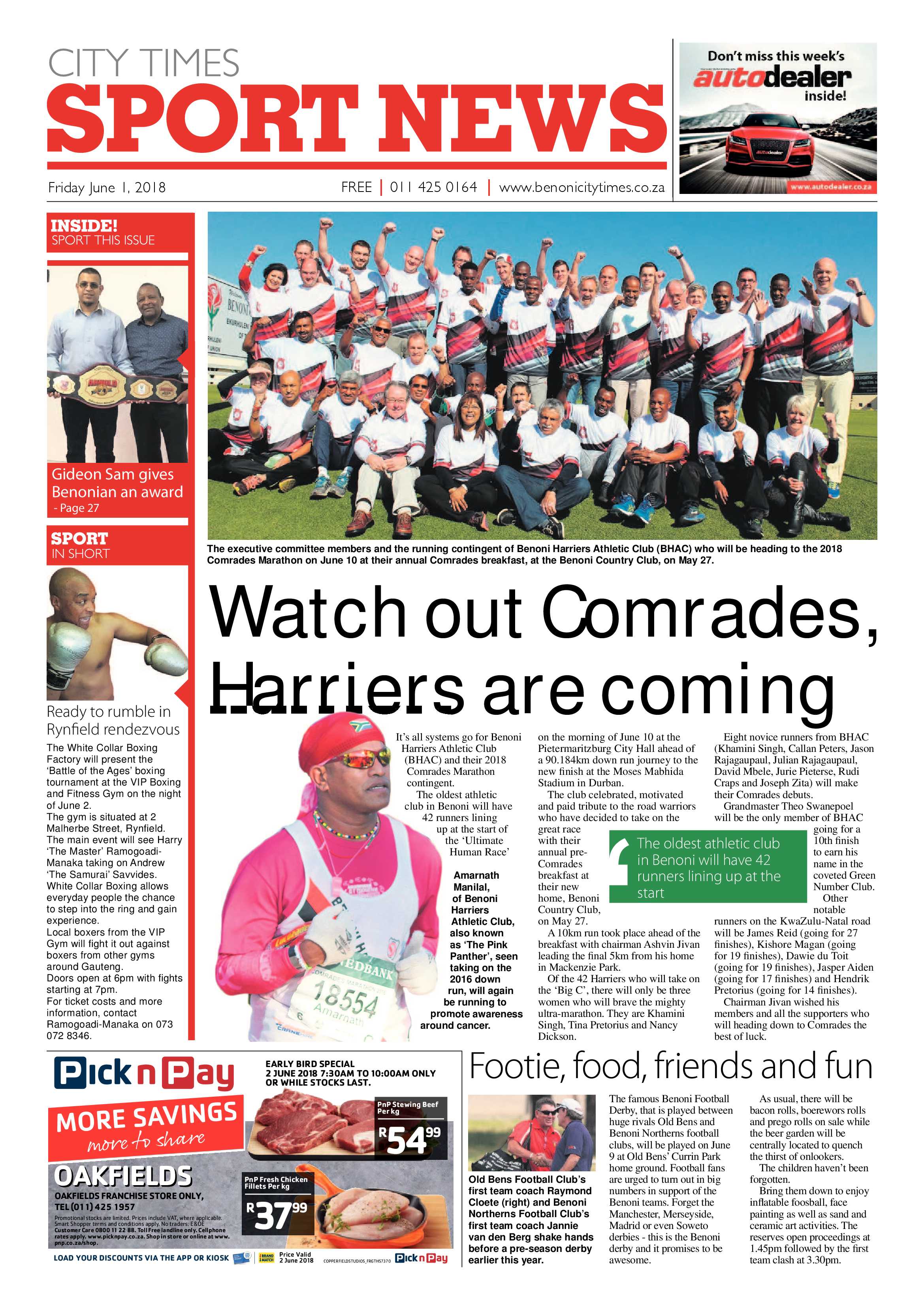 Benoni City Times 31 May 2018 page 28