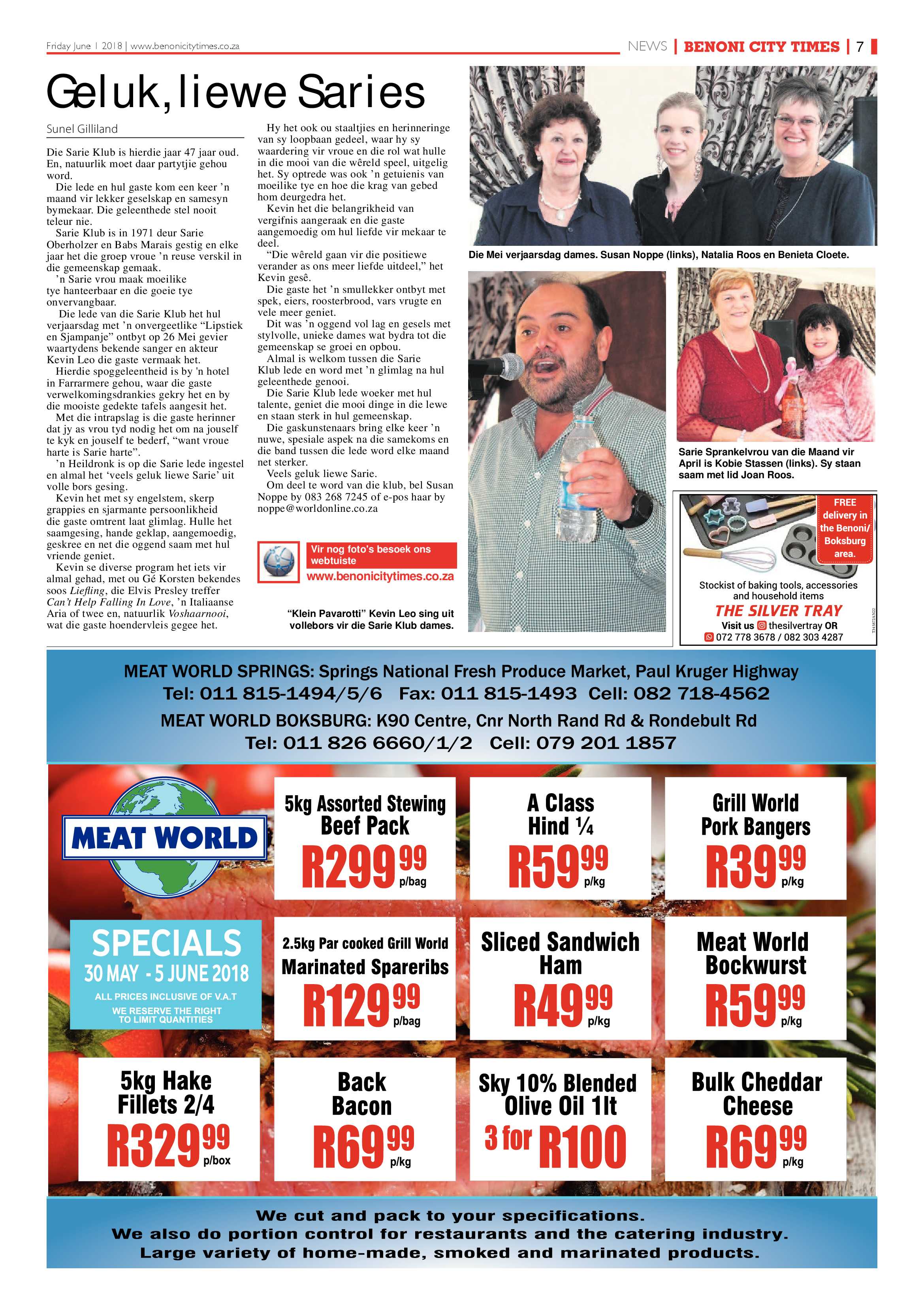 Benoni City Times 31 May 2018 page 7