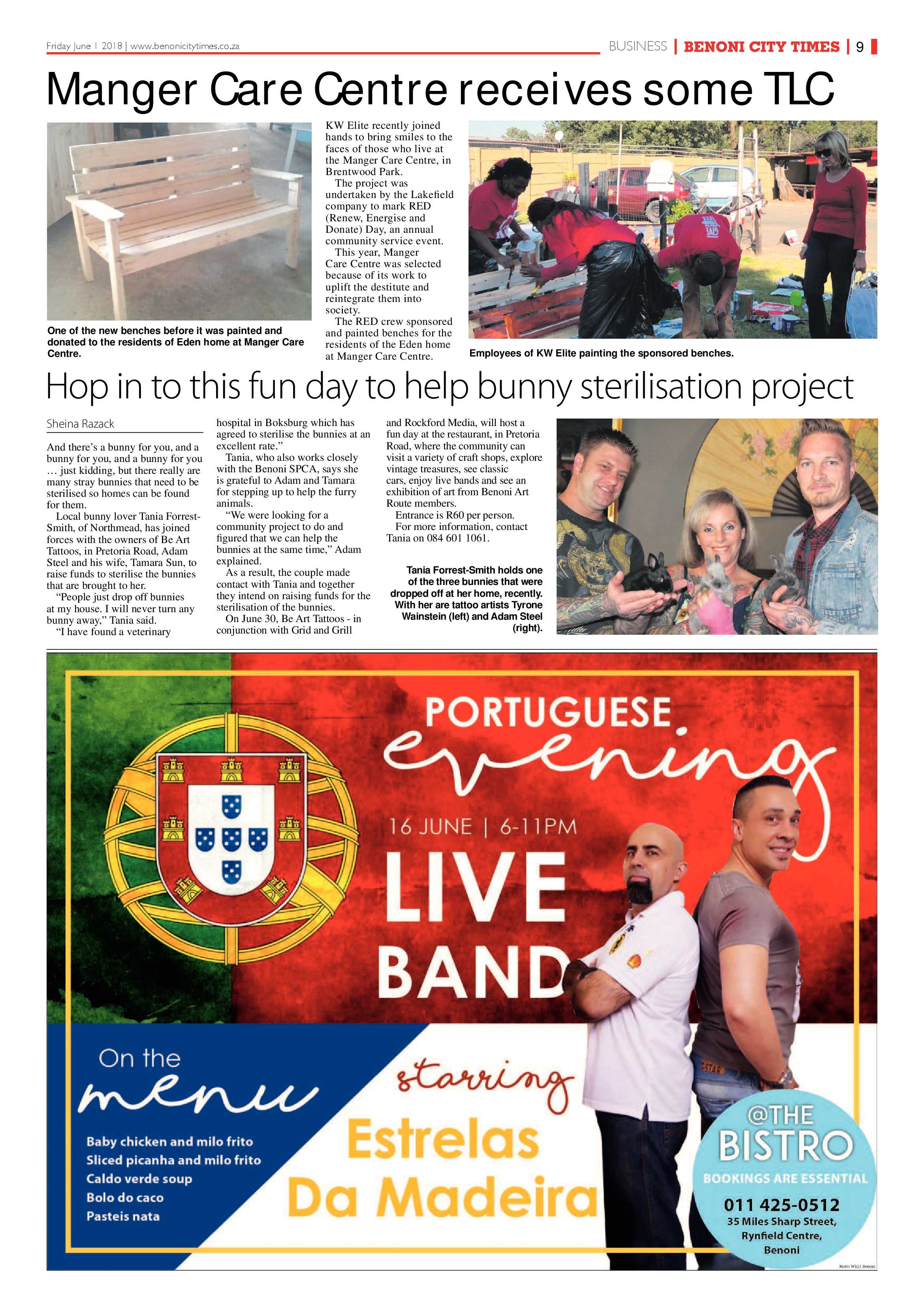 Benoni City Times 31 May 2018 page 9
