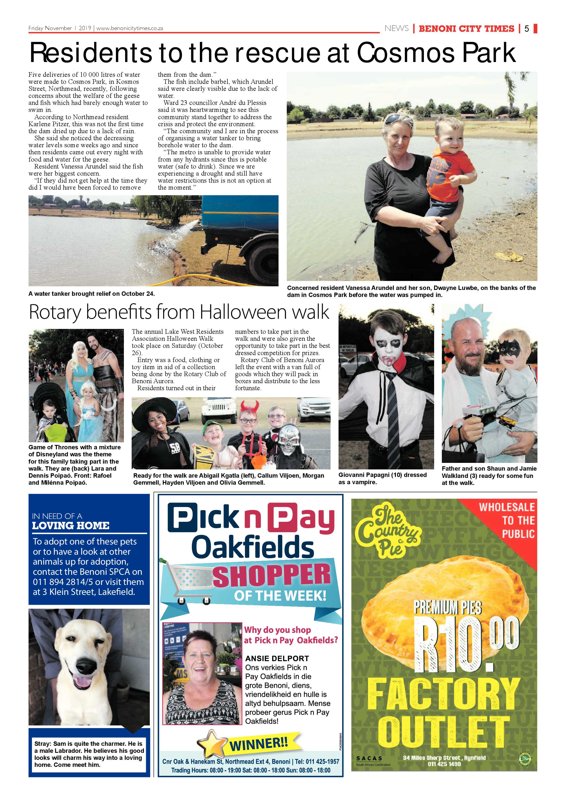 Benoni City Times 31 October 2019 page 5