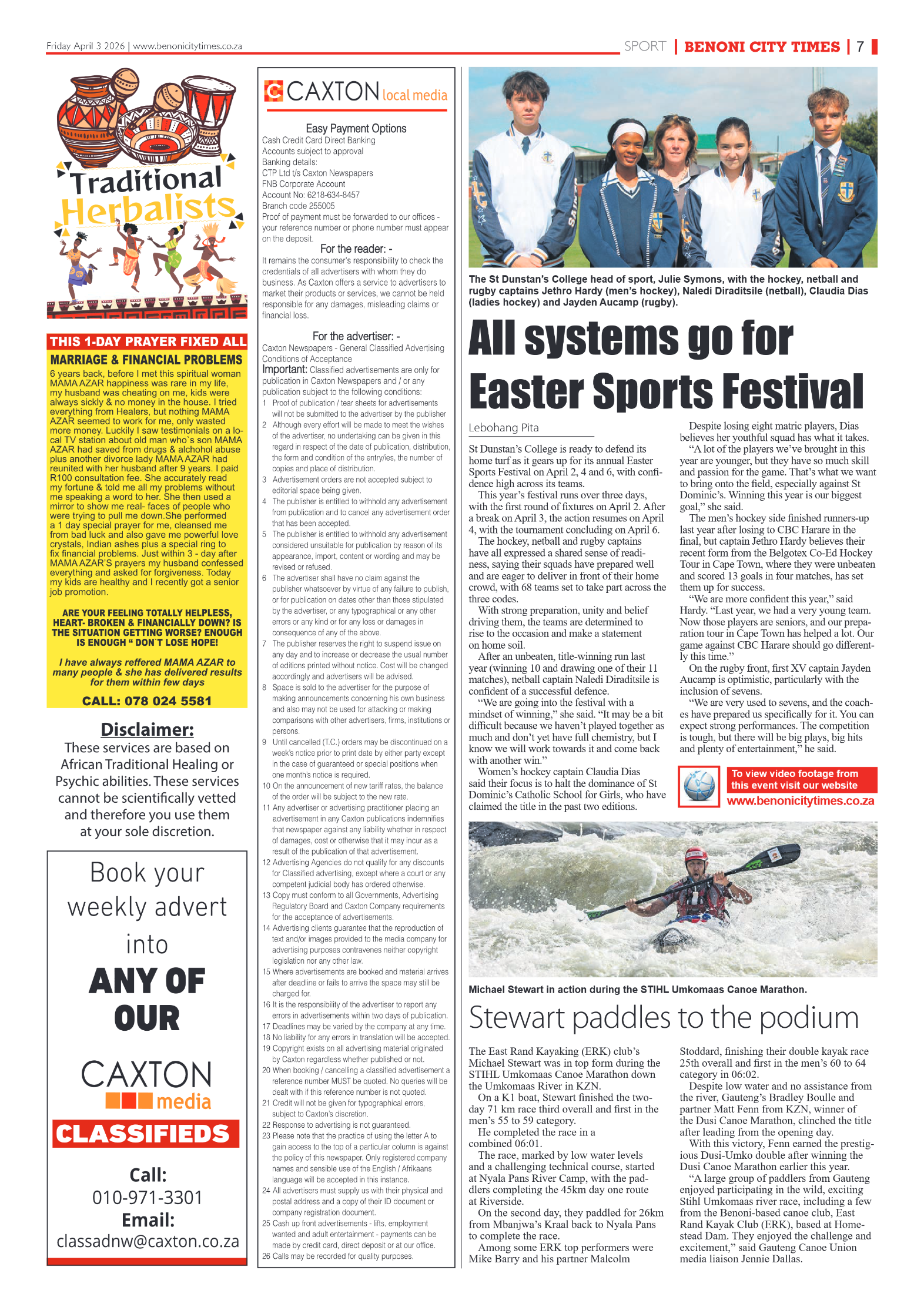 Benoni City Times 3 April 2026 page 7