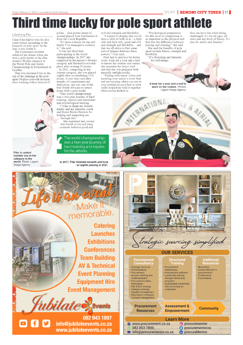 Benoni City Times 3 February 2023 page 11