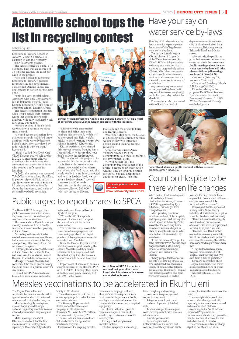 Benoni City Times 3 February 2023 page 3