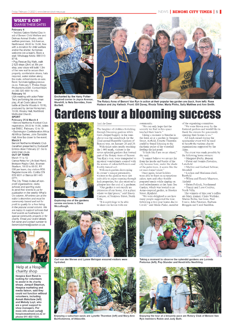 Benoni City Times 3 February 2023 page 5