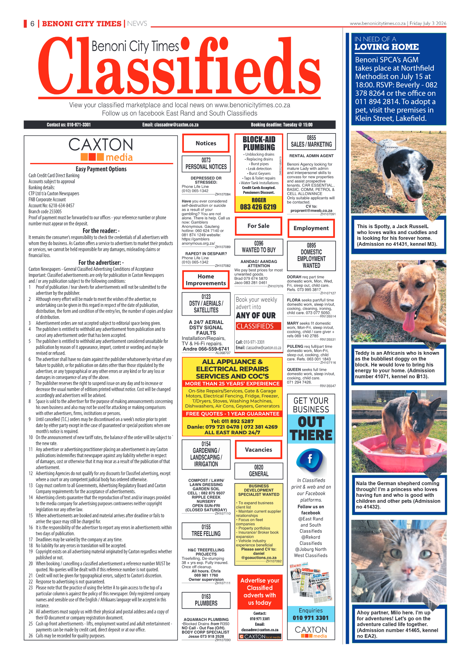 Benoni City Times 3 July 2026 page 6