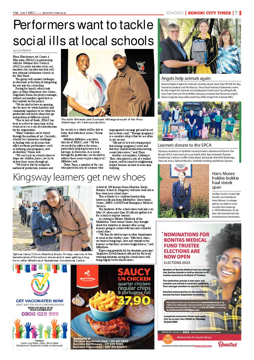 Benoni City Times 3 June 2022 page 7