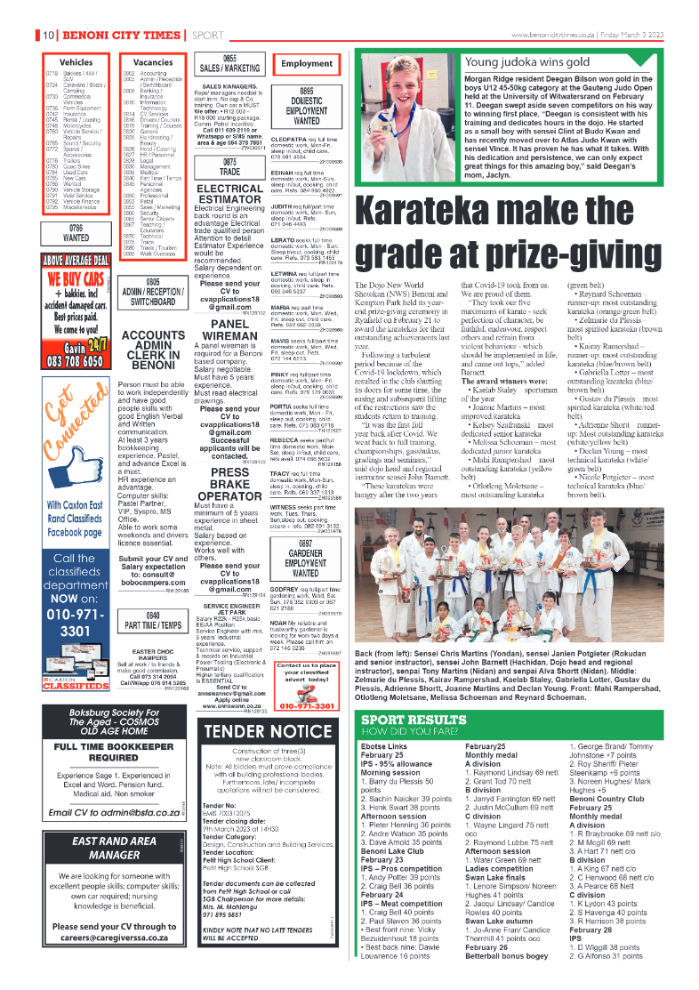 Benoni City Times 3 March 2023 page 10