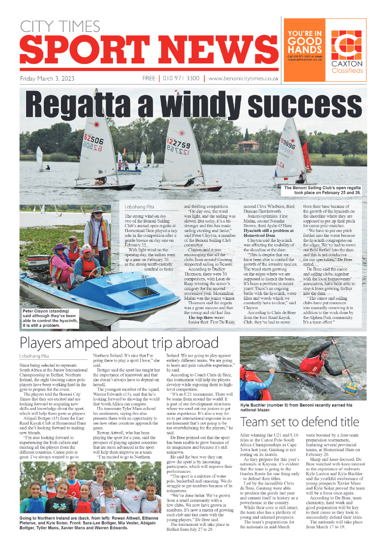 Benoni City Times 3 March 2023 page 12